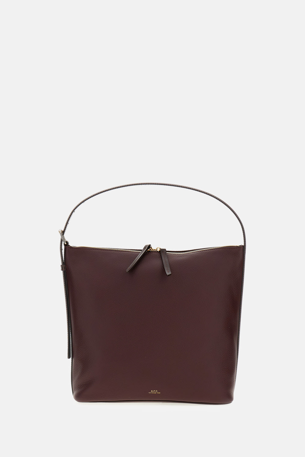 Apc A.p.c. Sac Vera Shoulder Bag In Burgundy