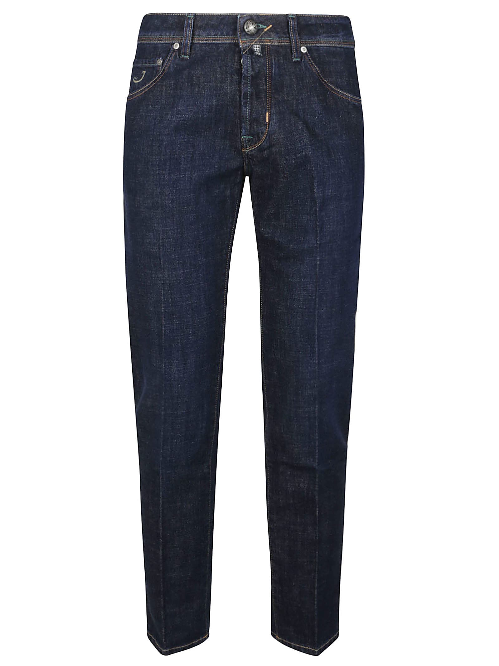 Shop Jacob Cohen 5 Pockets Jeans Slim Carrot Scott In D Blu