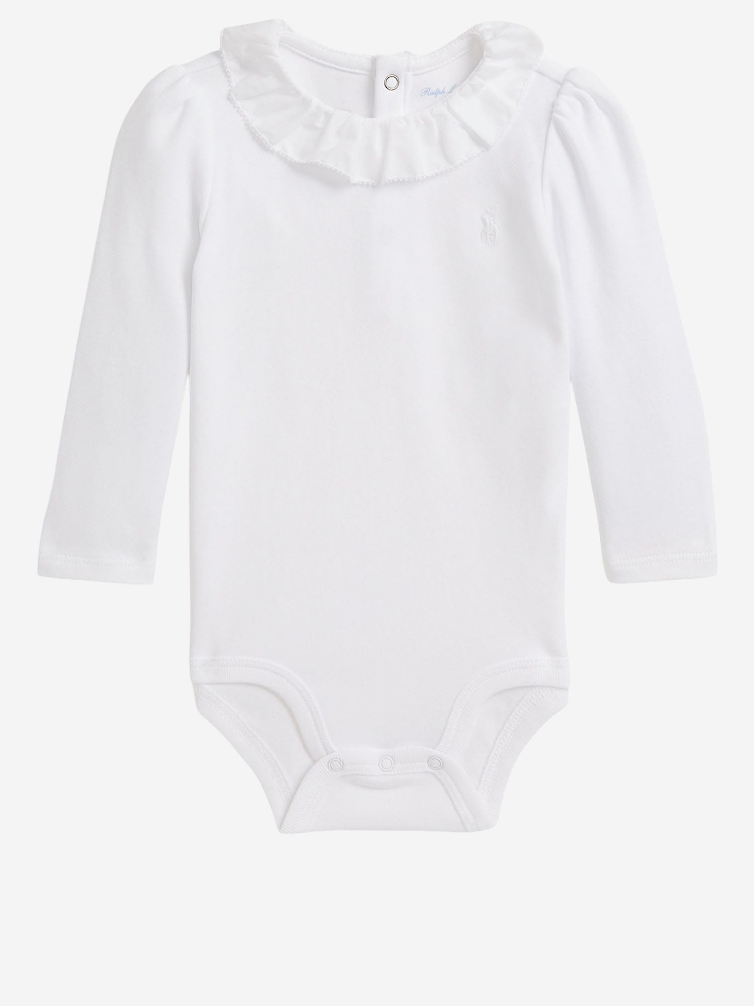 Polo Ralph Lauren Cotton Bodysuit In White