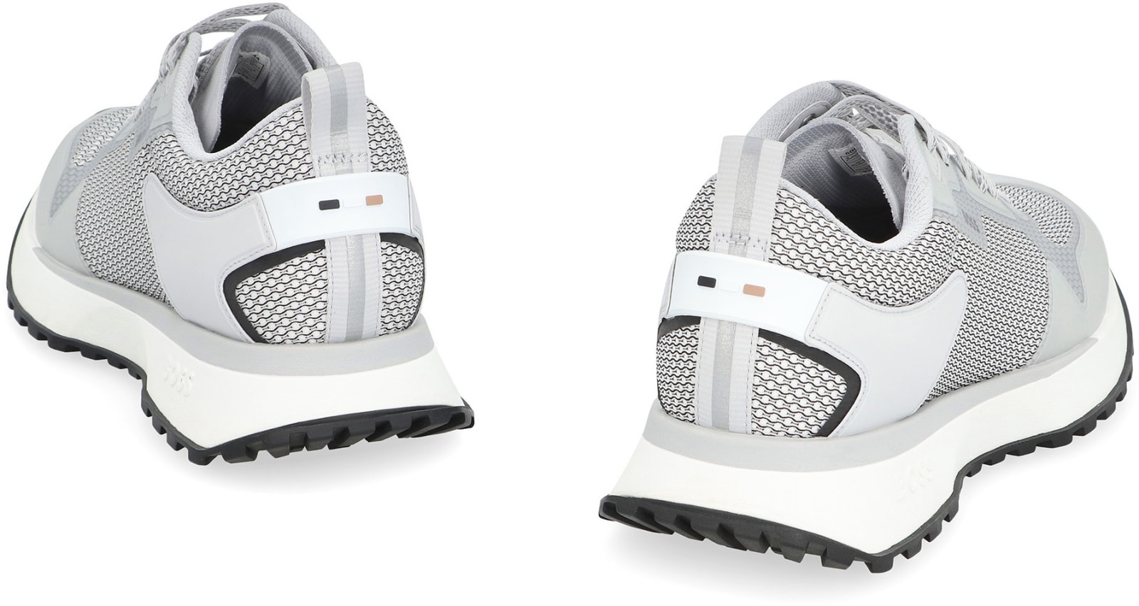 Shop Hugo Boss Jonah Fabric Low-top Sneakers In Grey