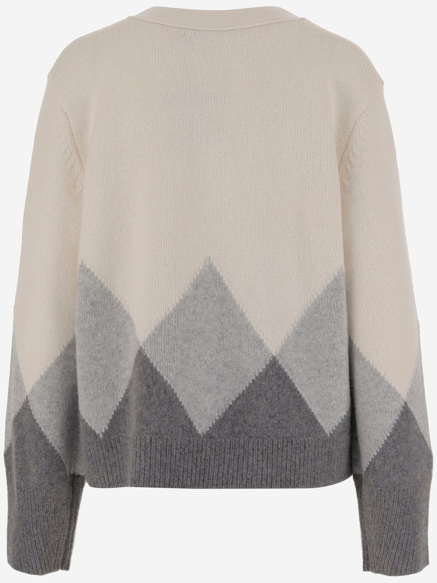 Arch4 Cashmere Cardigan With Shades In Multi