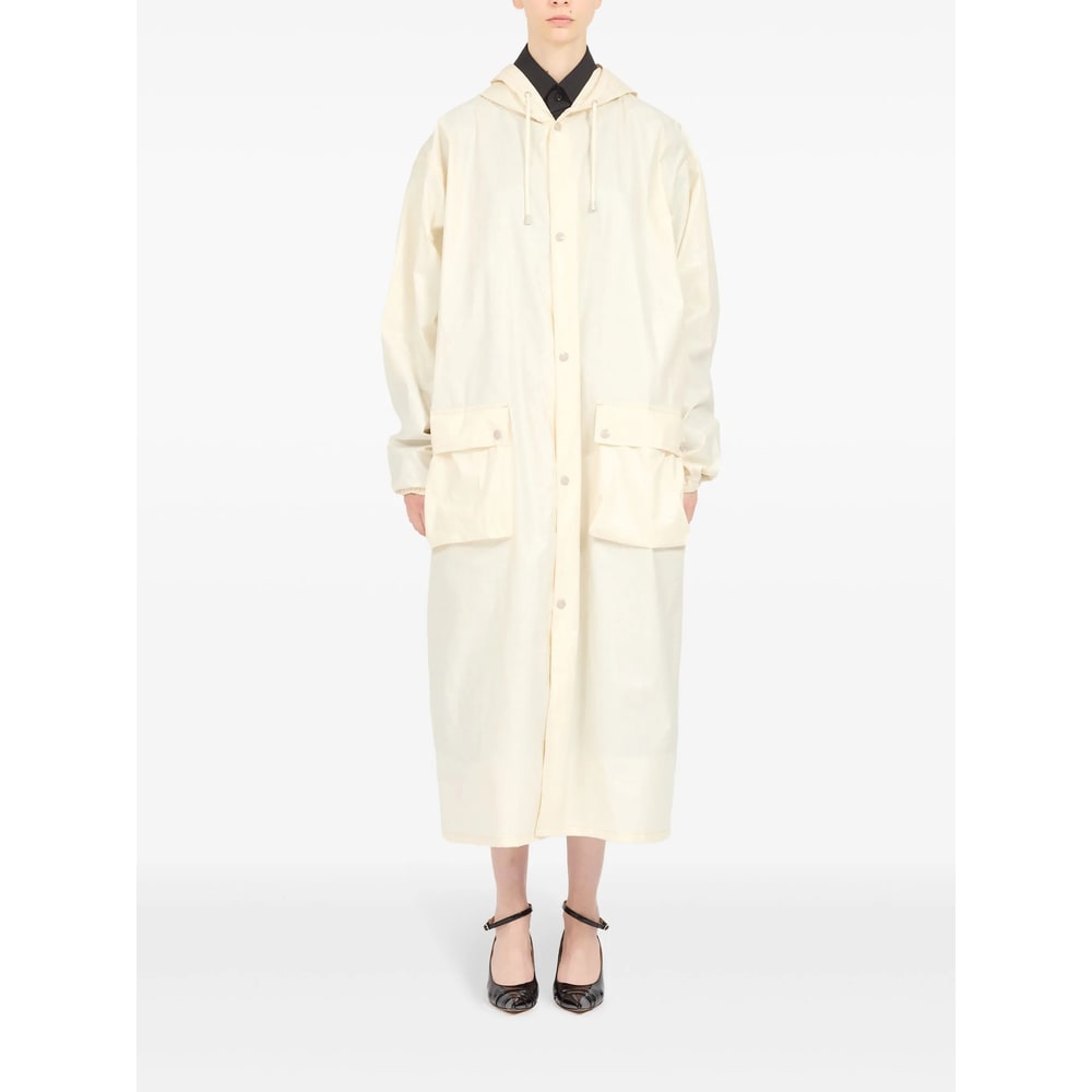 Maison Margiela Single-breasted Trench Coat In Neutral