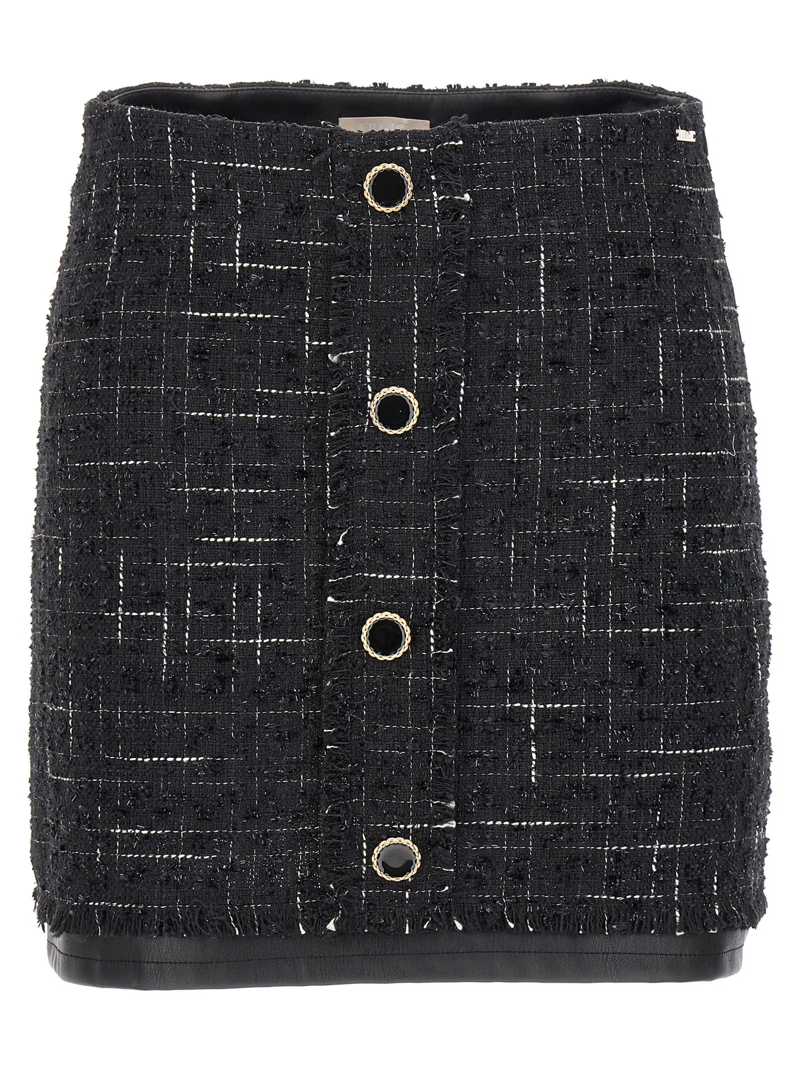 Liu •jo Mini Skirt In Black