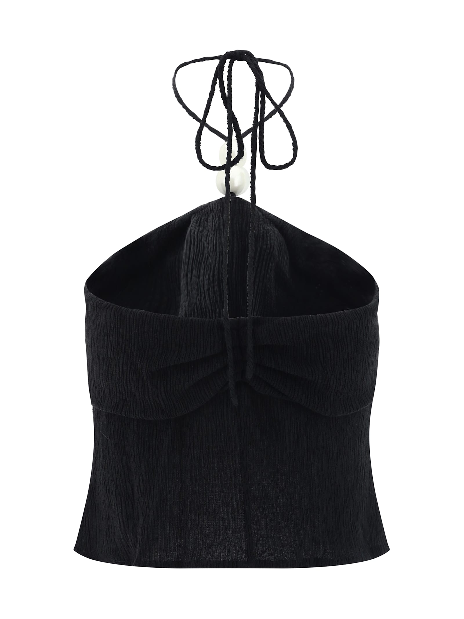 Shop Magda Butrym Top In Black