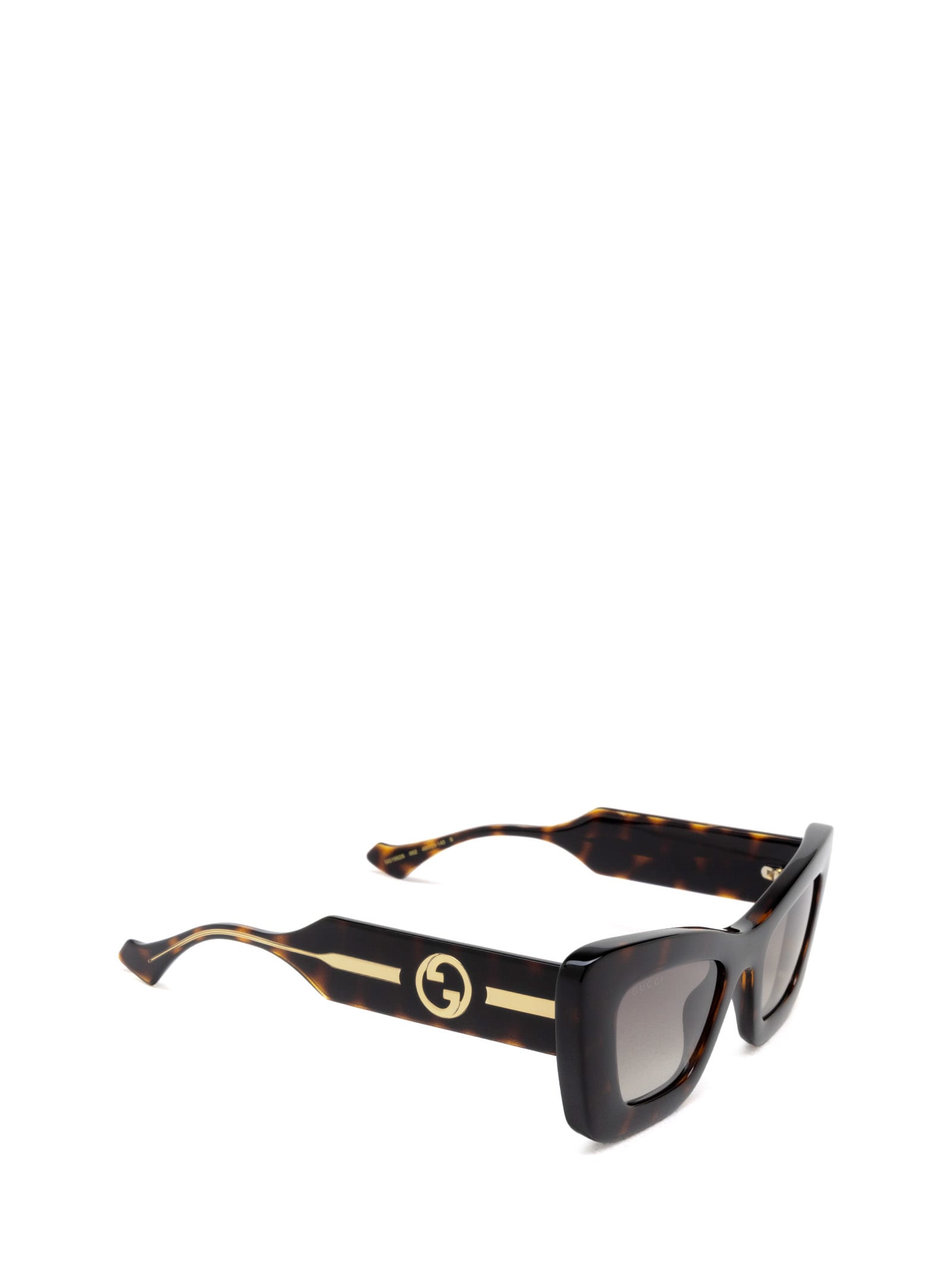 Shop Gucci Gg1552s Havana Sunglasses