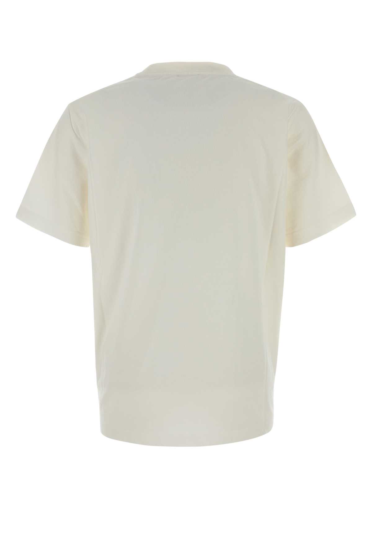 Autry Cotton T-shirt Collaboration Maison Kitsuné In White