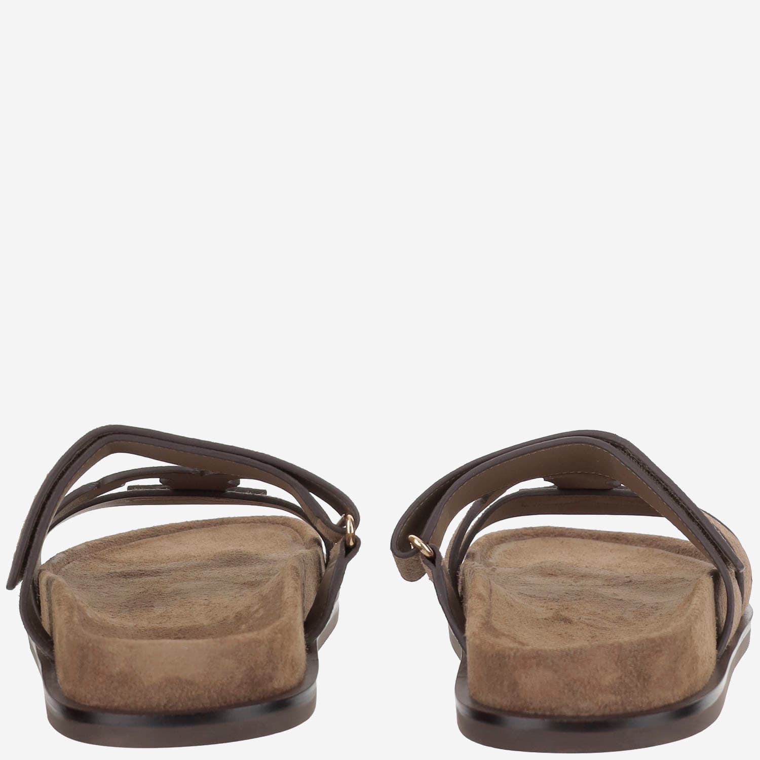 Tory Burch Ines Slider Sandals In Brown