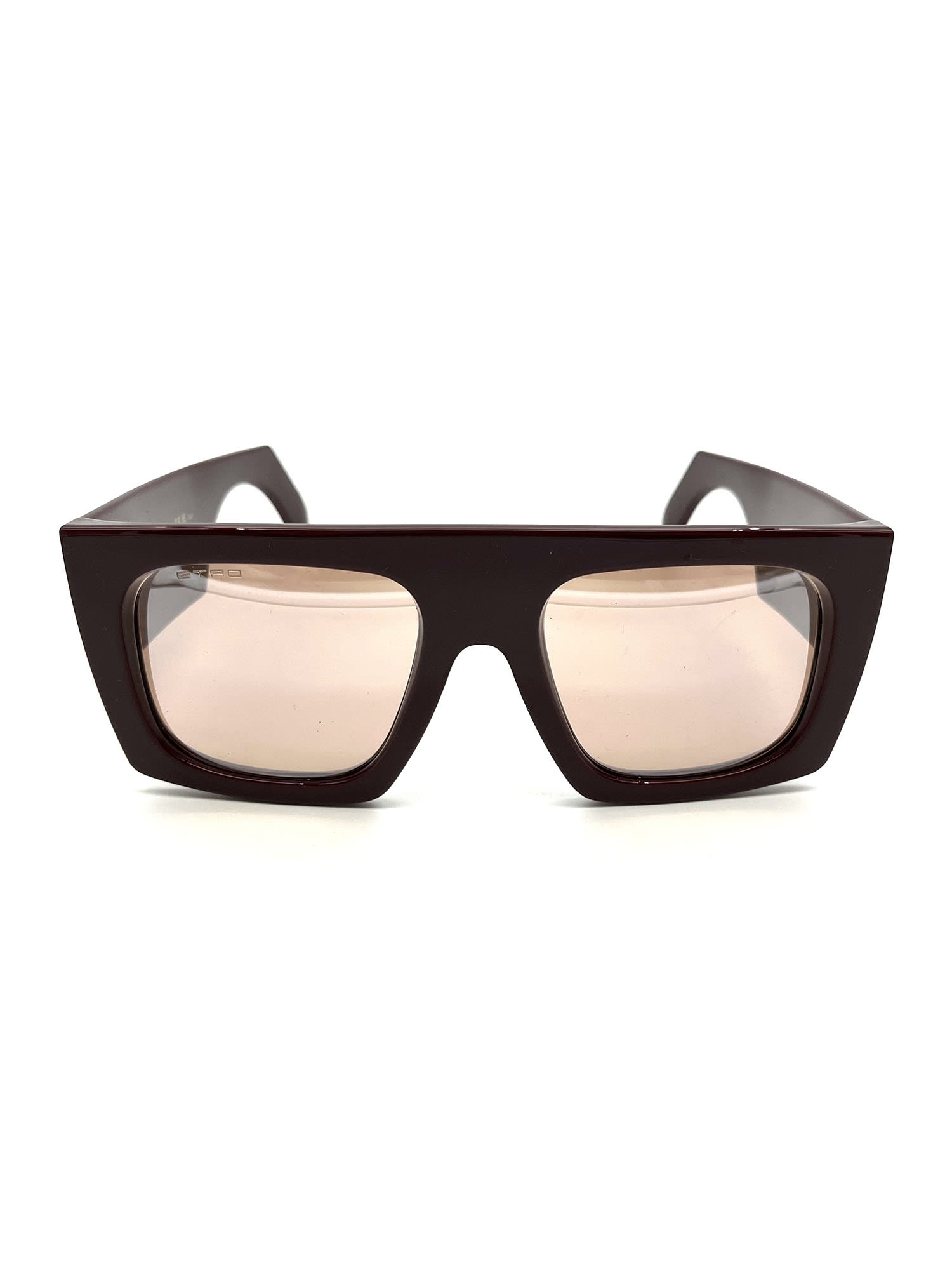 Shop Etro Screen Sunglasses In Burgundy
