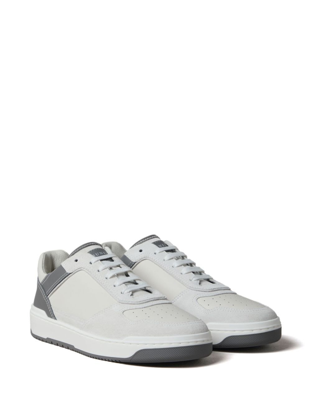 Shop Brunello Cucinelli Classic Sneakers In White