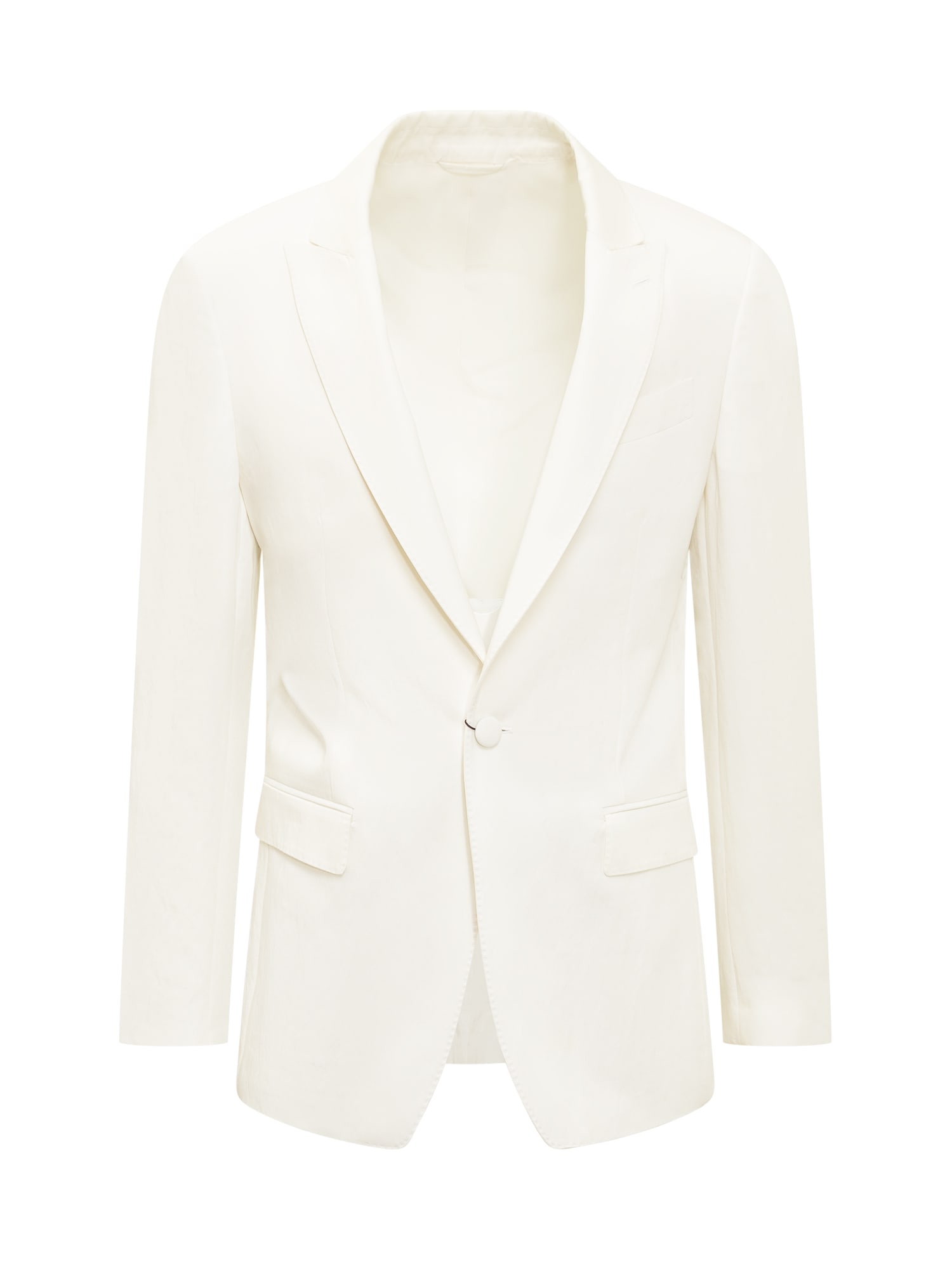 Shop Etro Fuji Evening Blazer In Bianco