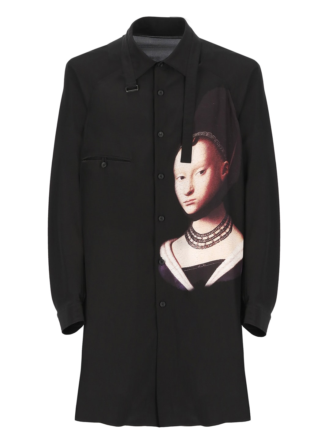 Shop Yohji Yamamoto Young Girl Shirt In Black