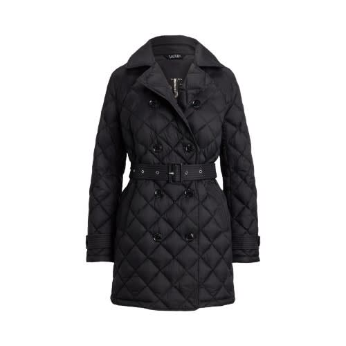 Ralph Lauren Bl Sf Pf 32 Insulated Coat In Black