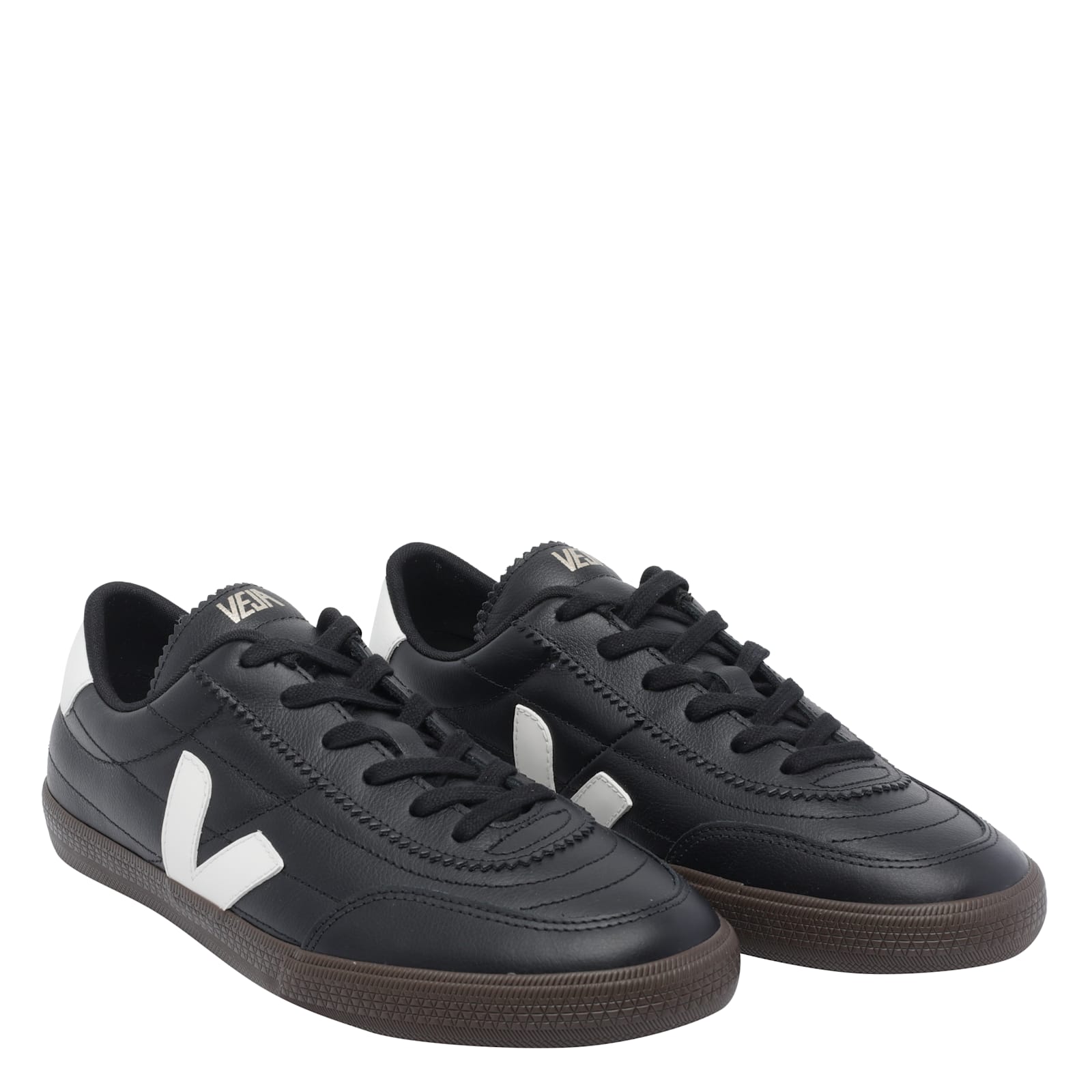 Veja Panenka Quilted Leather Sneakers In Black