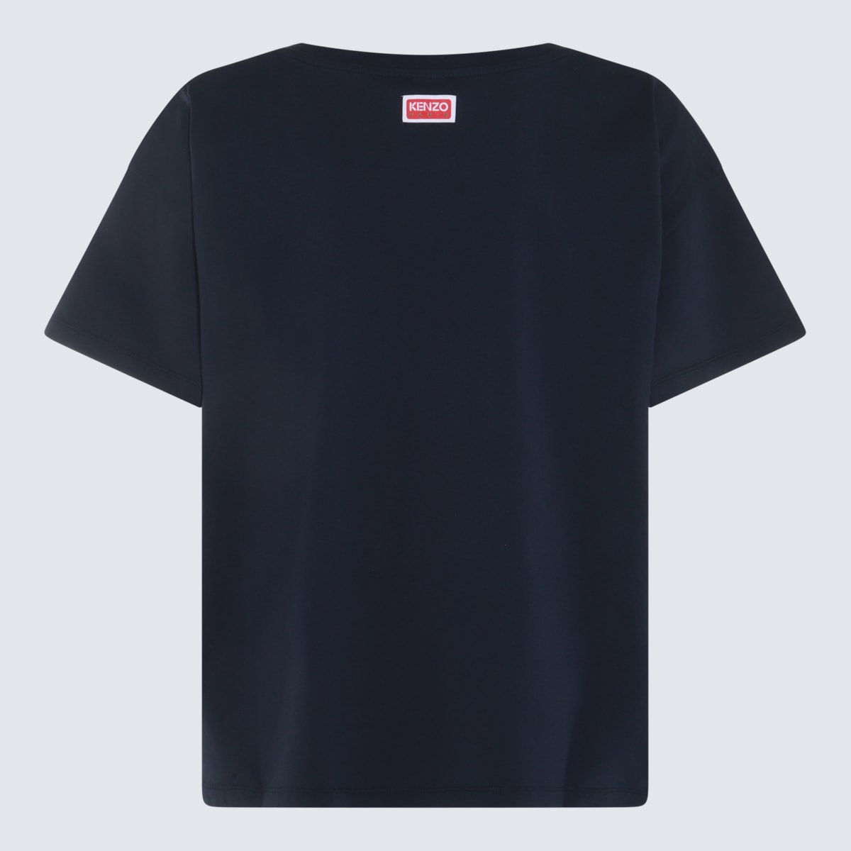 Shop Kenzo Midnight Blue Multicolour Cotton T-shirt