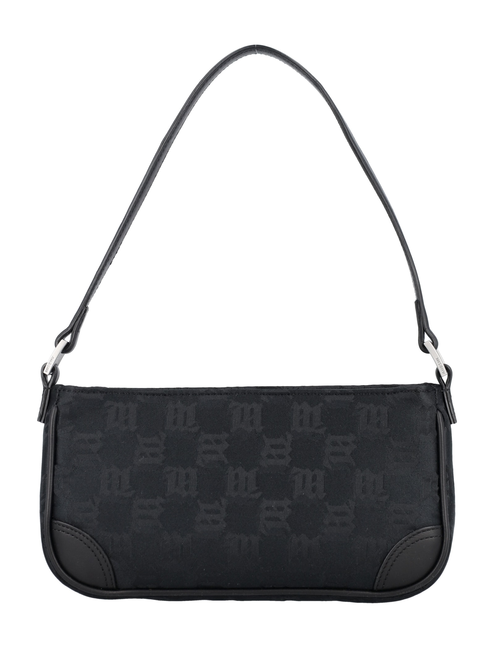 Shop Misbhv Nylon Monogram 90s Mini Bag In Black