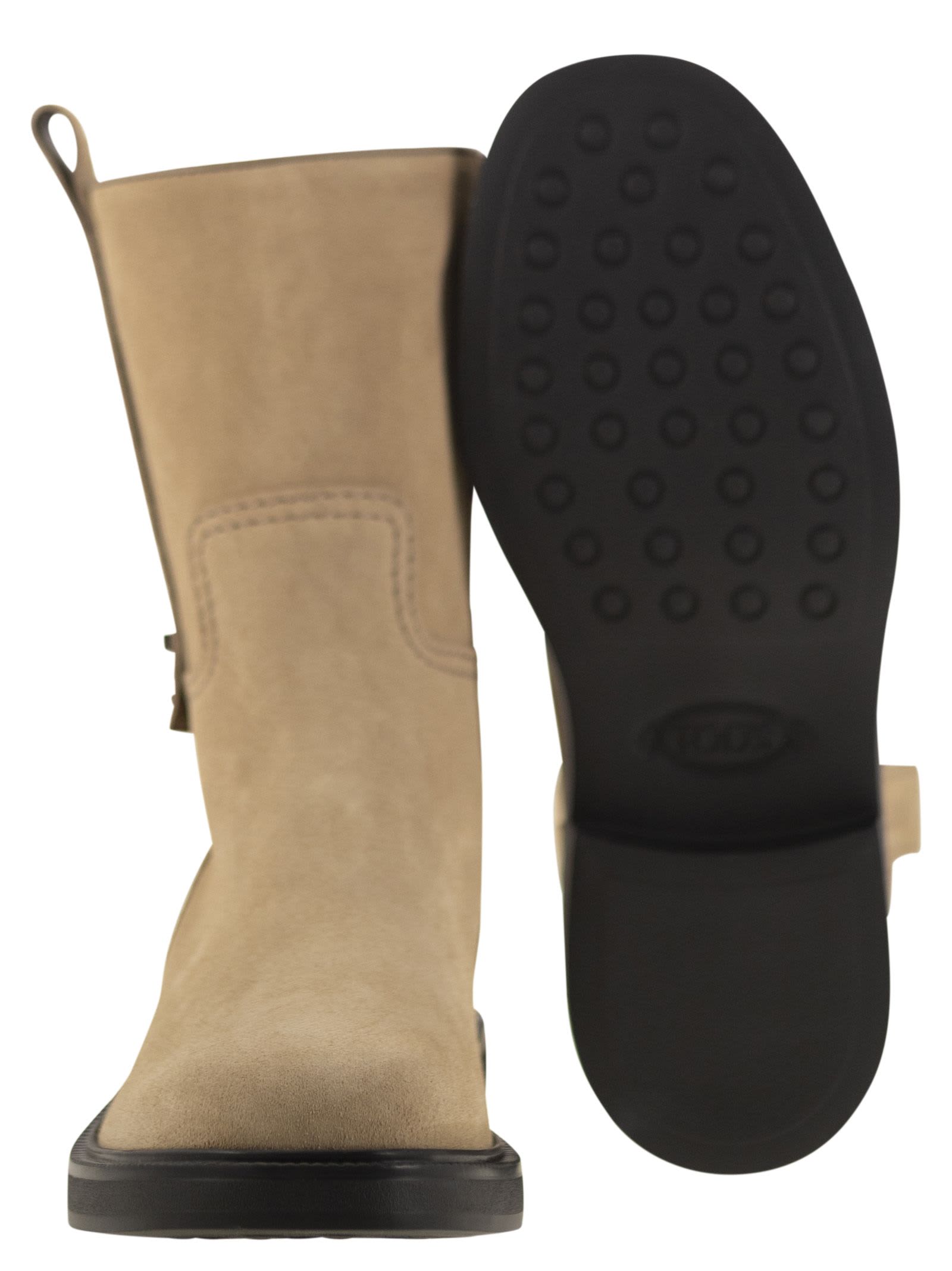 Tod's T Timeless-plaque Boots In S812