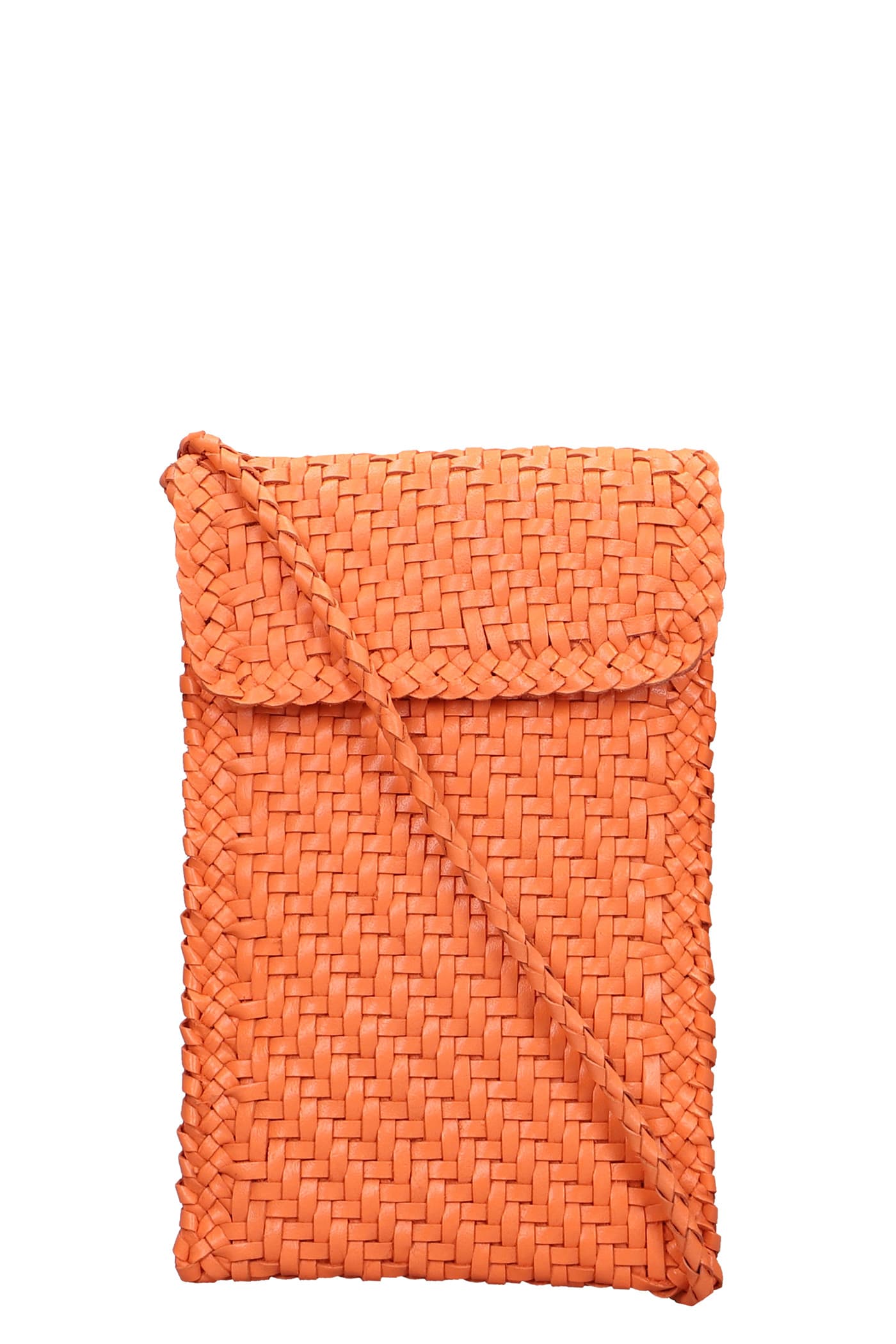 Dragon Diffusion Shoulder Bag In Orange Leather