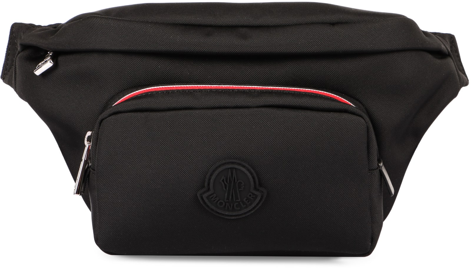 Shop Moncler Durance Nylon Belt Bag In Black