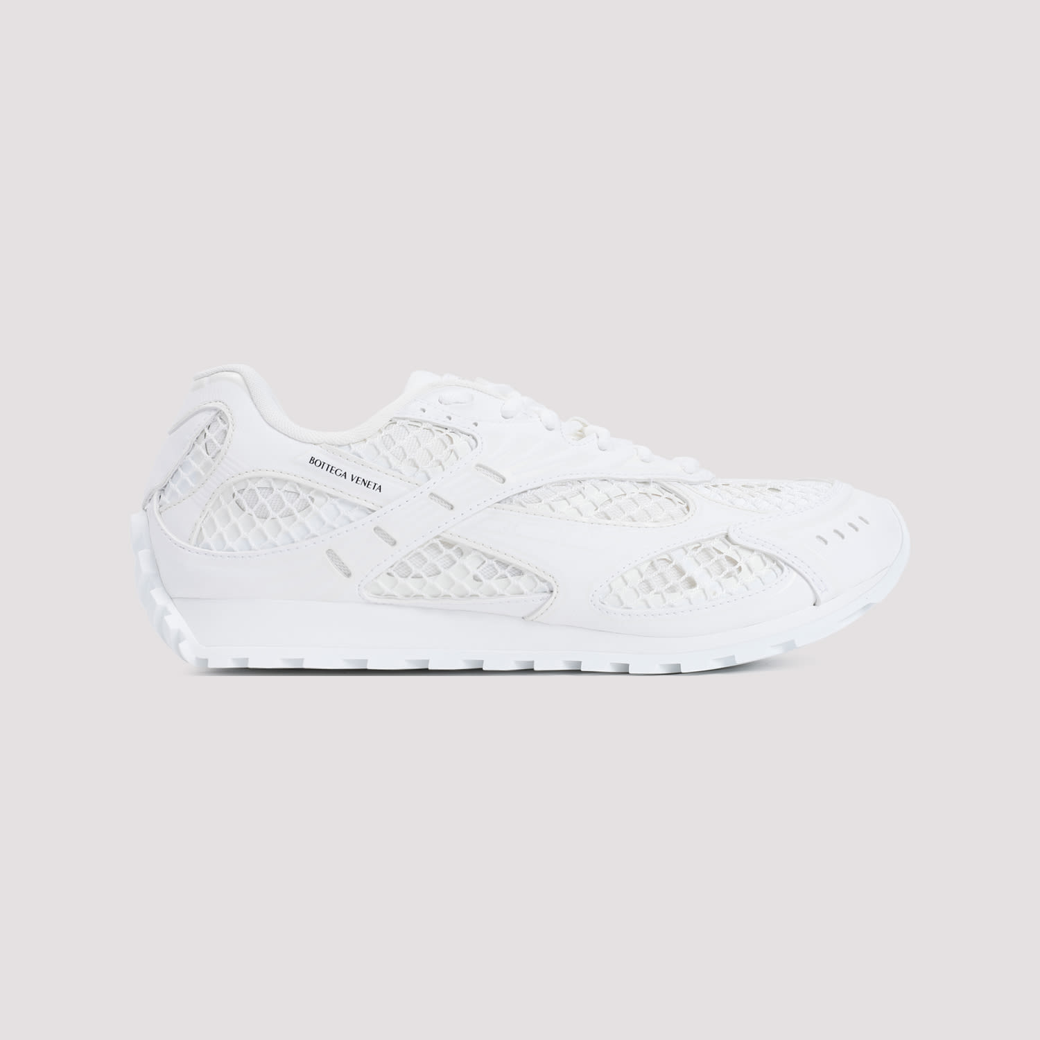 Shop Bottega Veneta Orbit Sneakers In White