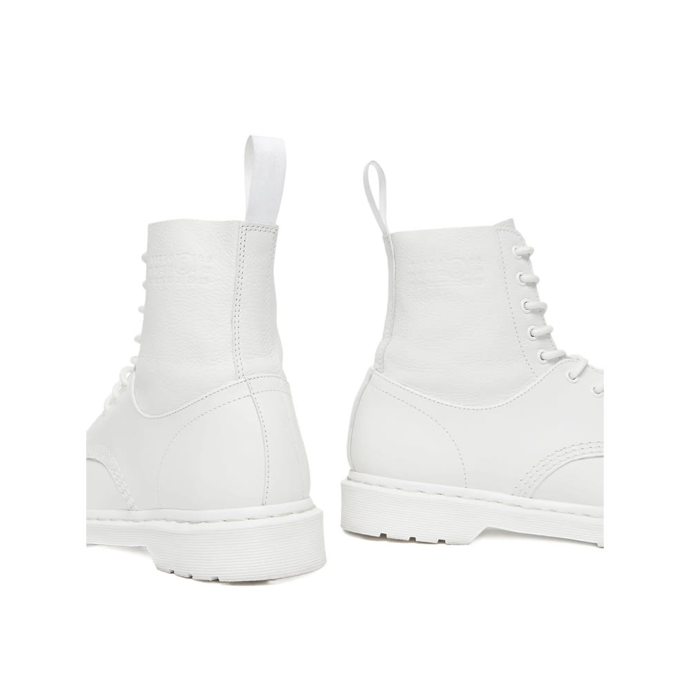 Mm6 Maison Margiela X Dr. Martens 1460 8-eye No Steel Toe Womens White