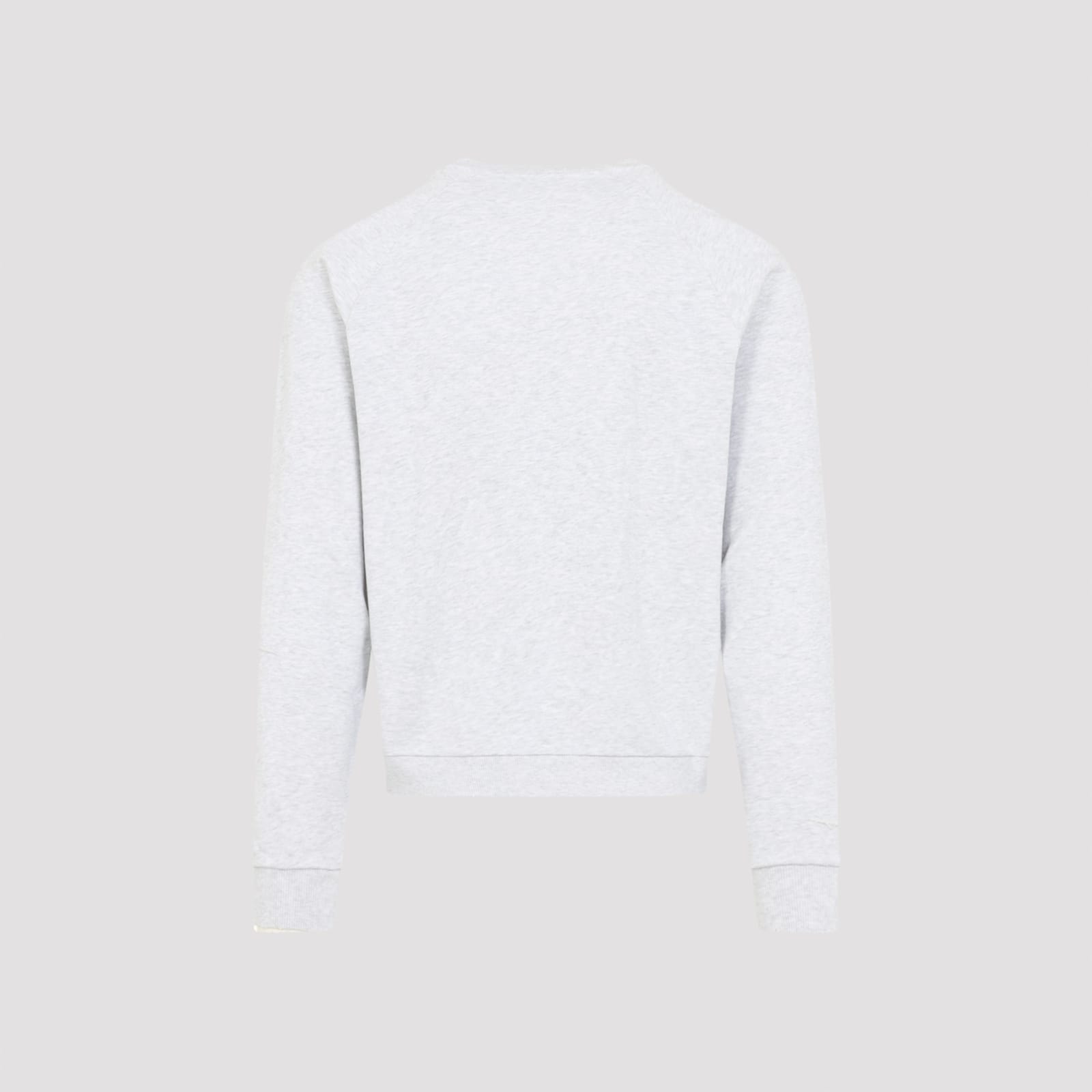 Celine Light Grey Printed Sweatshirt In White