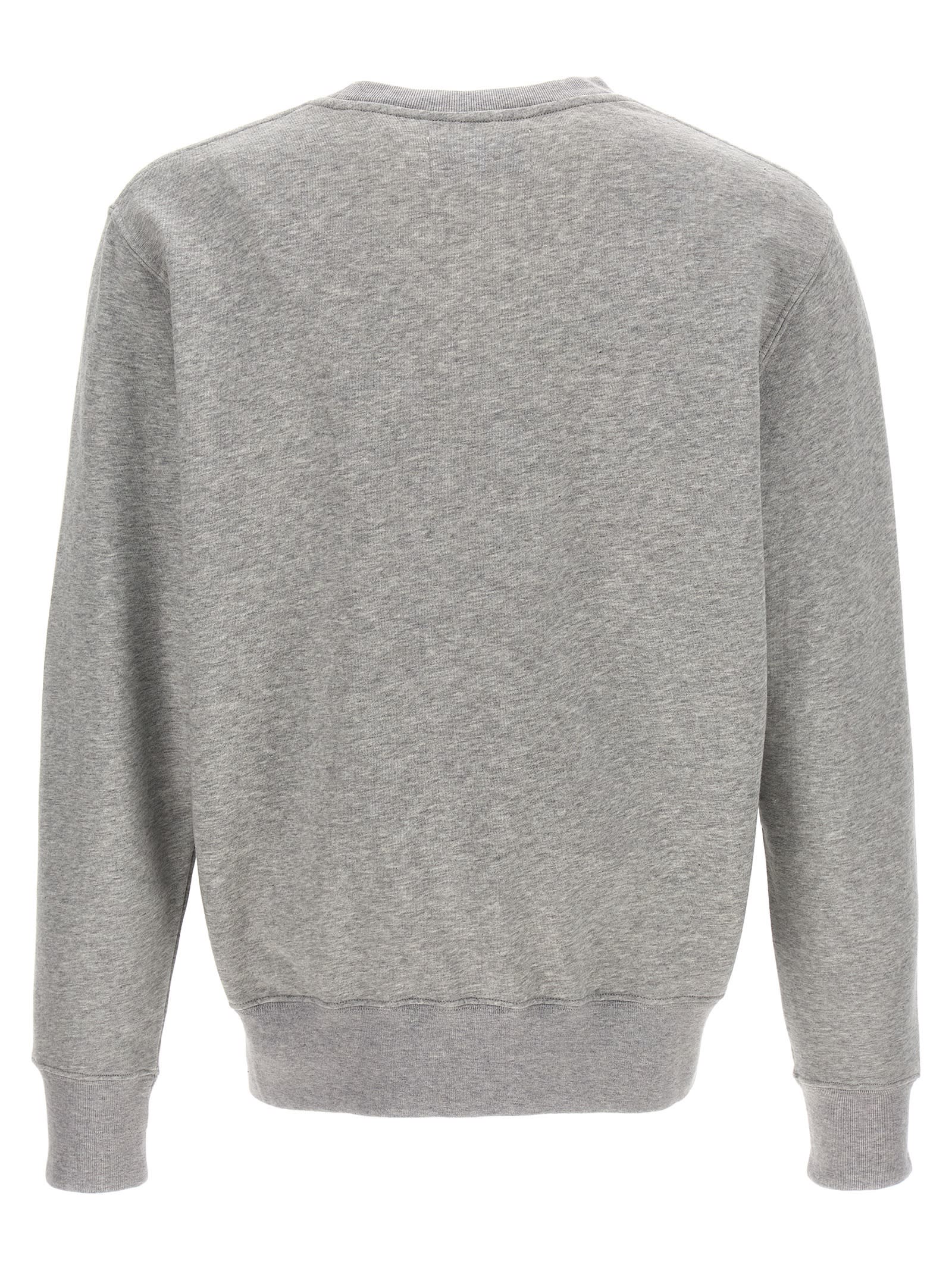 Shop Autry Logo Sweatshirt In Grey