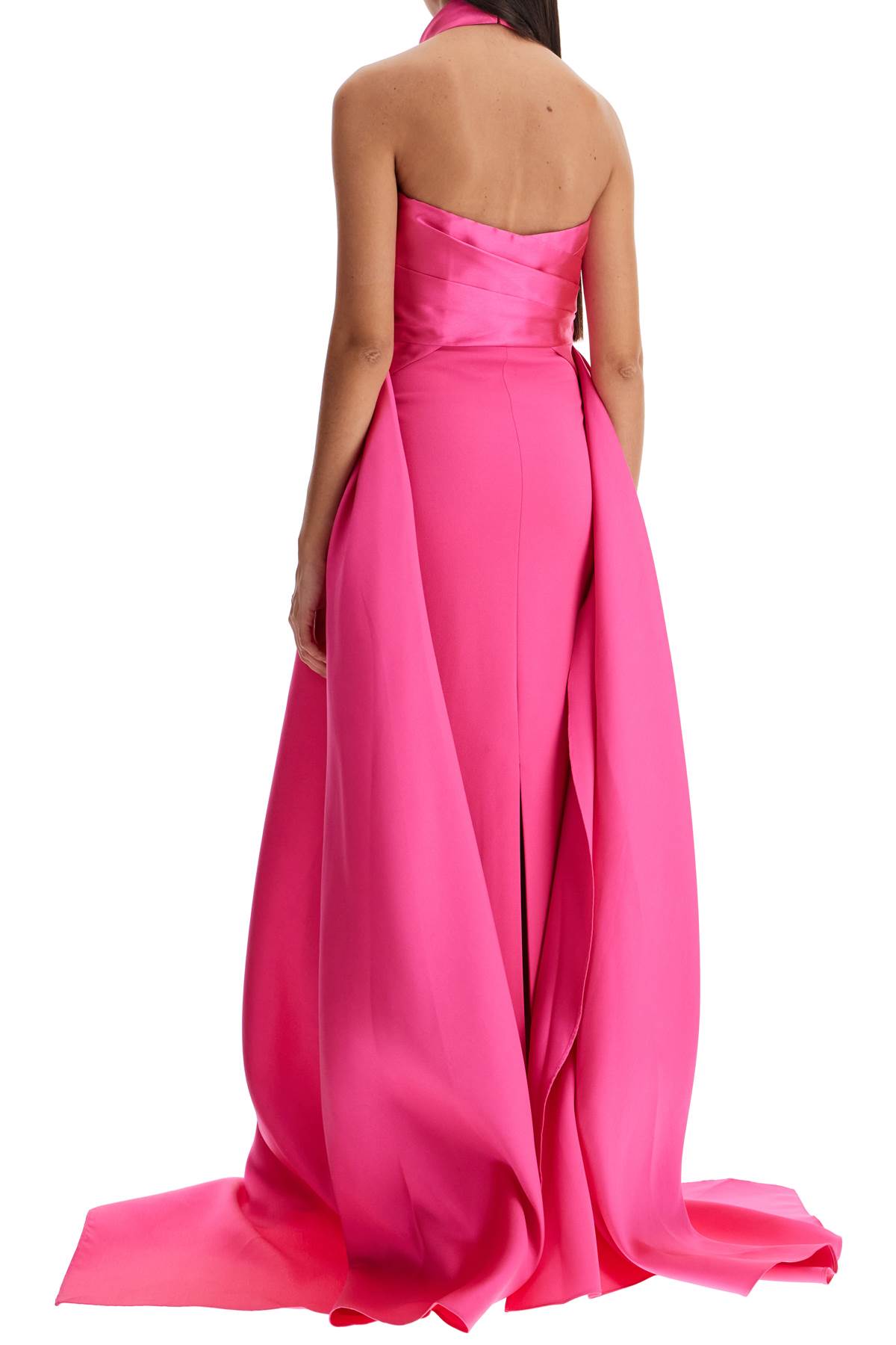 Shop Solace London Long Rumi Dress In Rosa