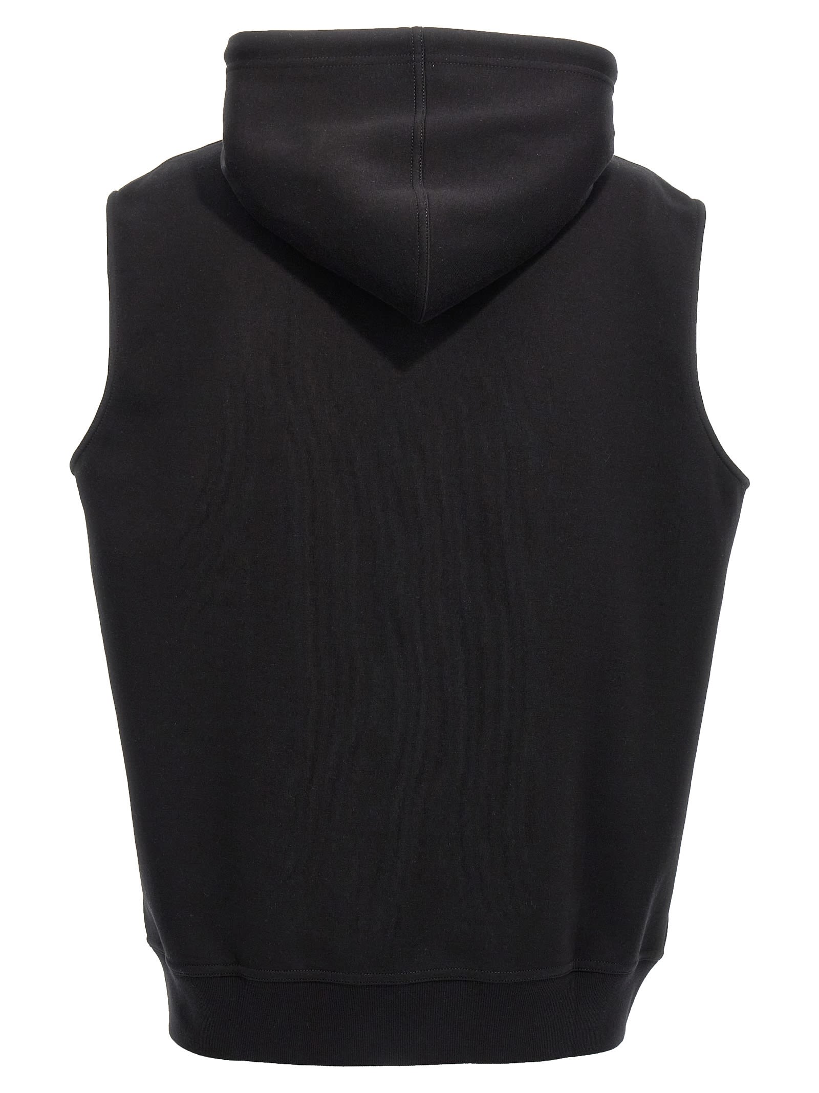 Shop Brunello Cucinelli Hooded Vest In Black