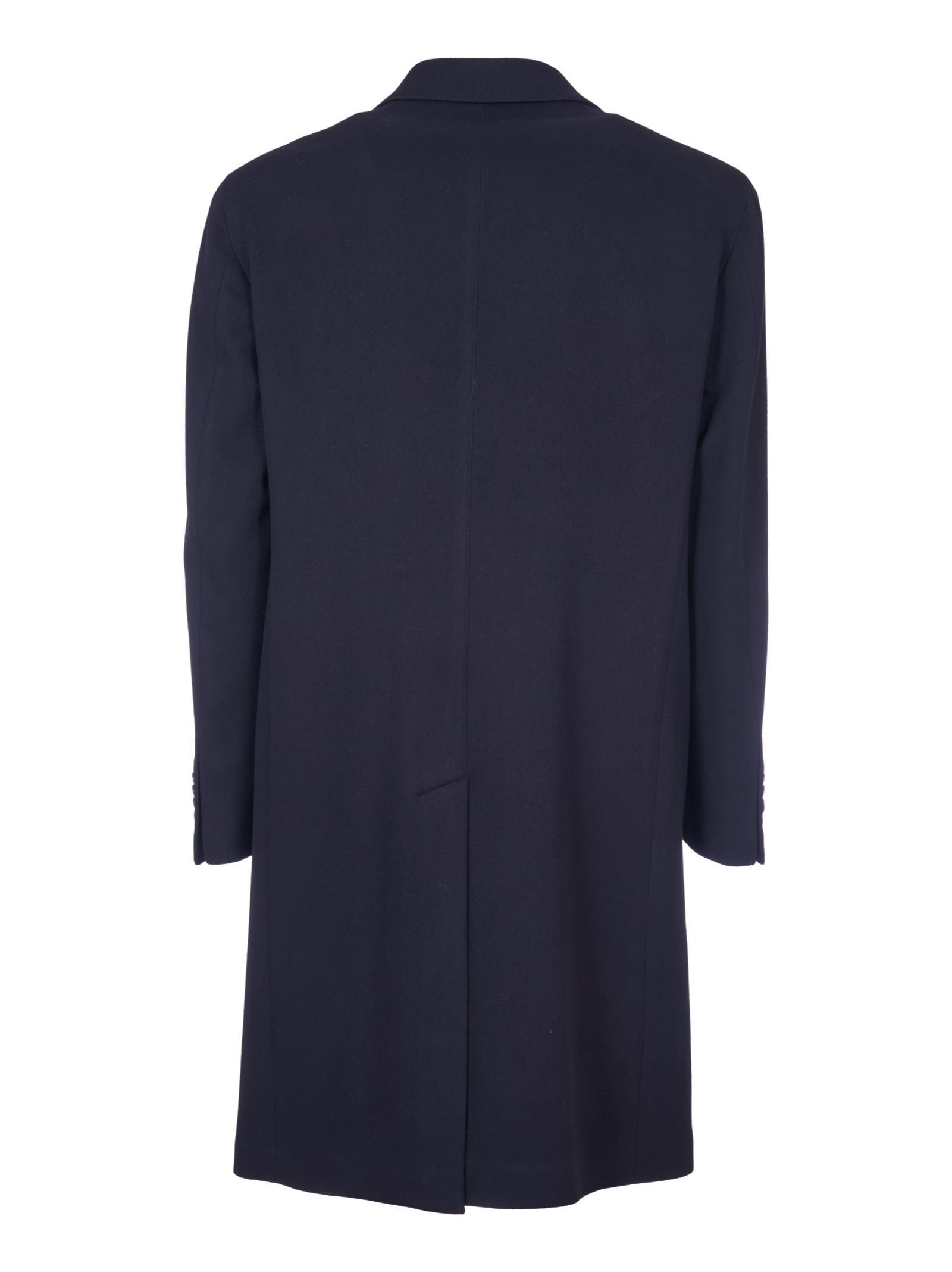 Shop Tagliatore Coat In Blue