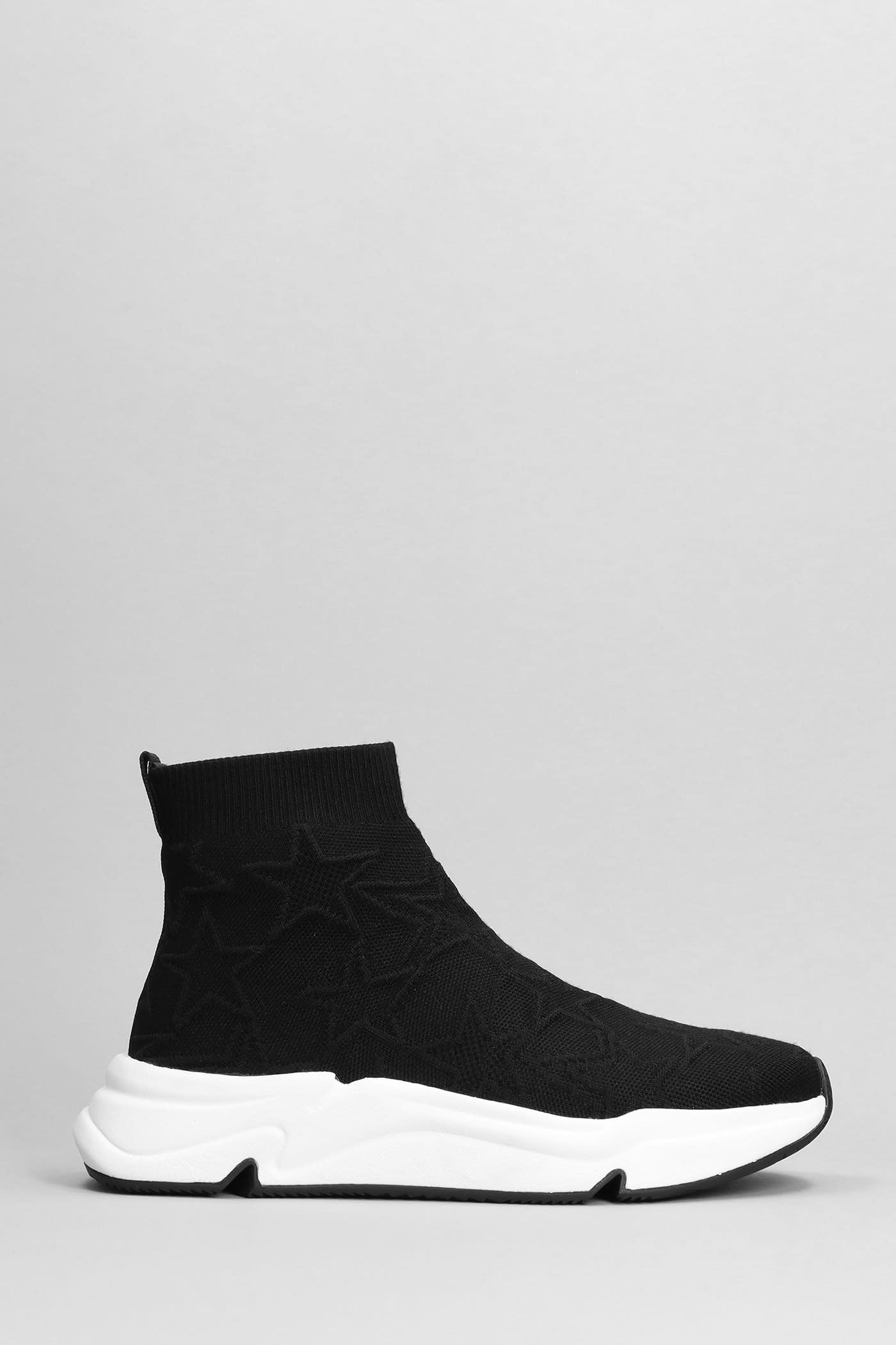 ASH MISSSTAR trainers IN BLACK SYNTHETIC FIBERS