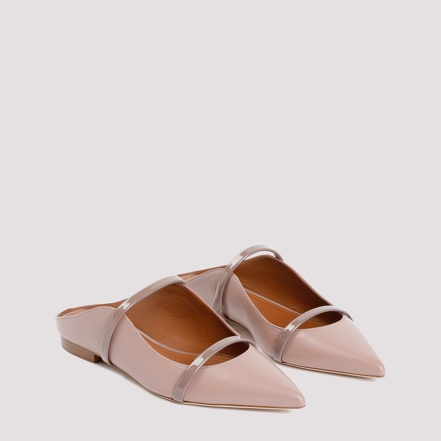 Malone Souliers Open Heel Ballerinas In Neutral
