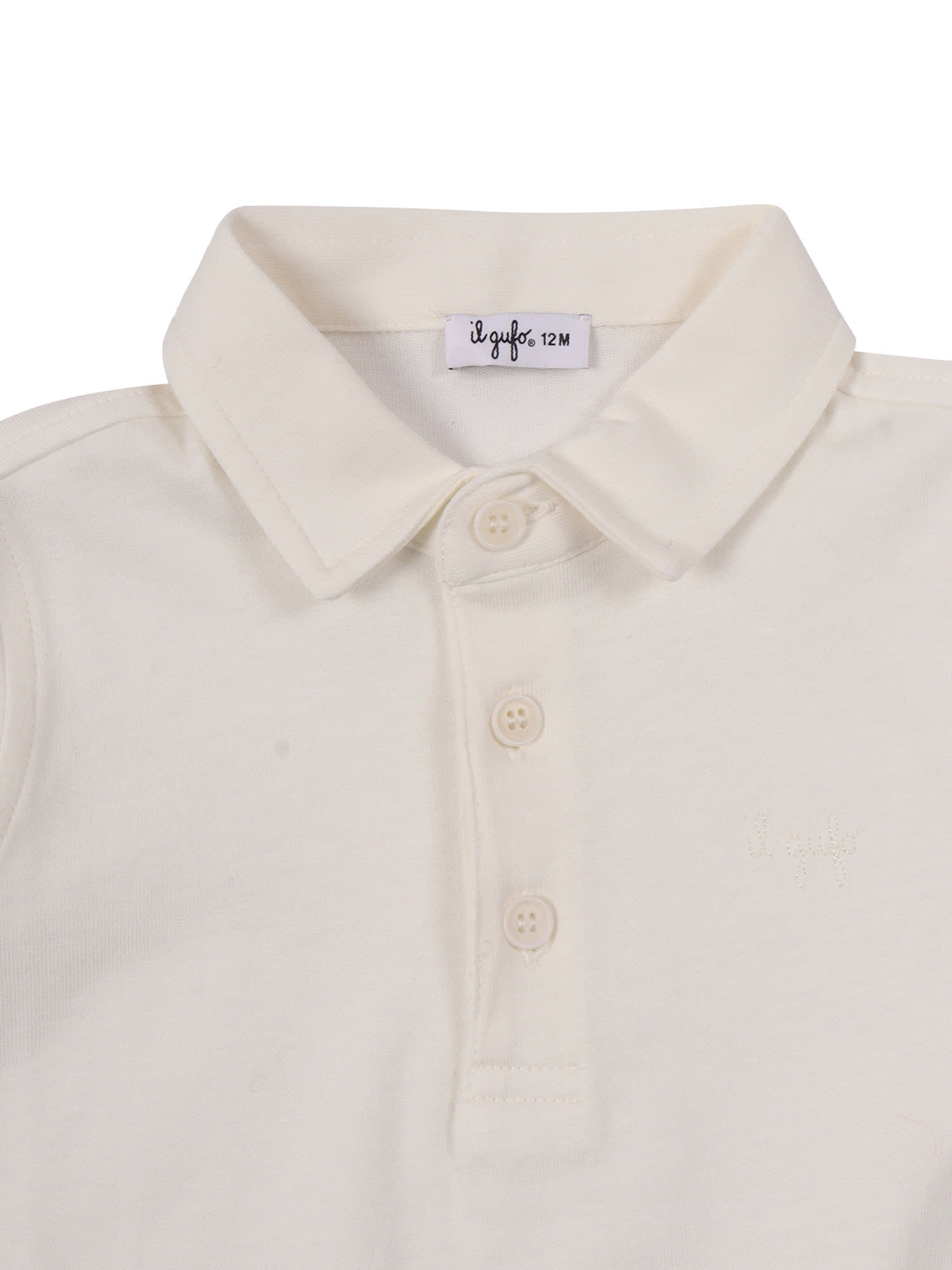 Il Gufo Long Sleeved Polo In White