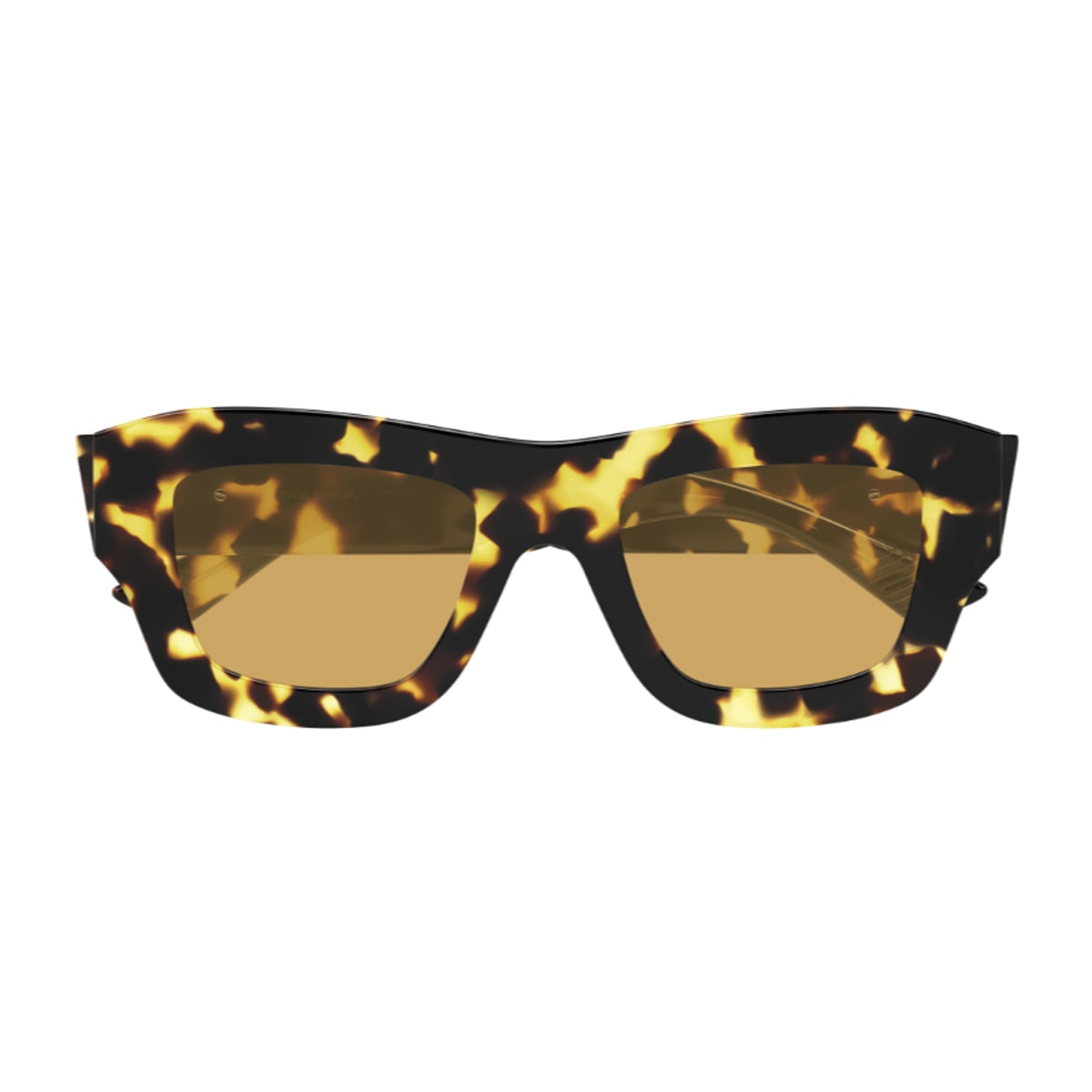 Bottega Veneta Bv1357s Linea Ribbon 003 Havana Brown Sunglasses In Multi