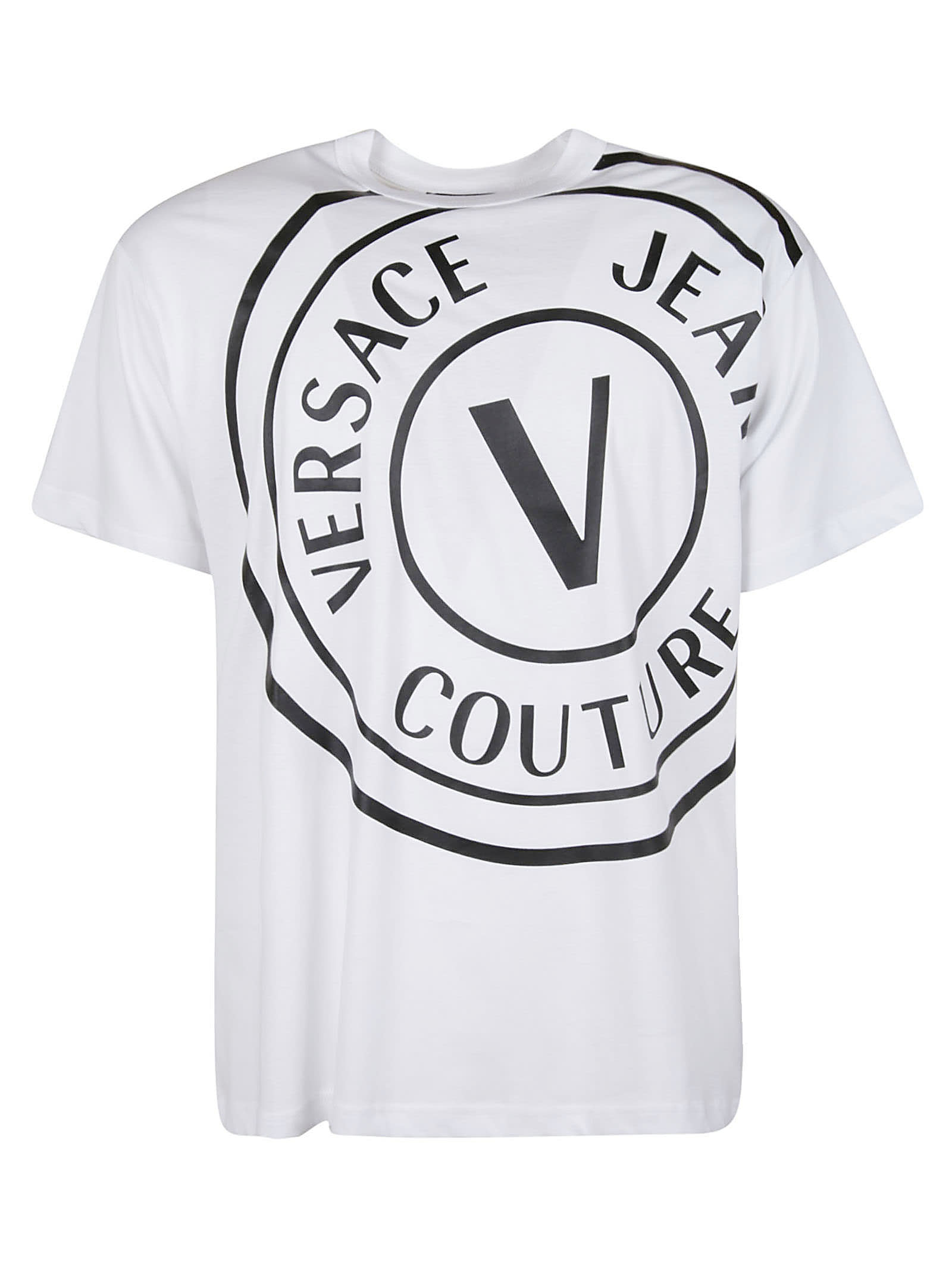 Versace Jeans Couture Large Logo Print T-shirt