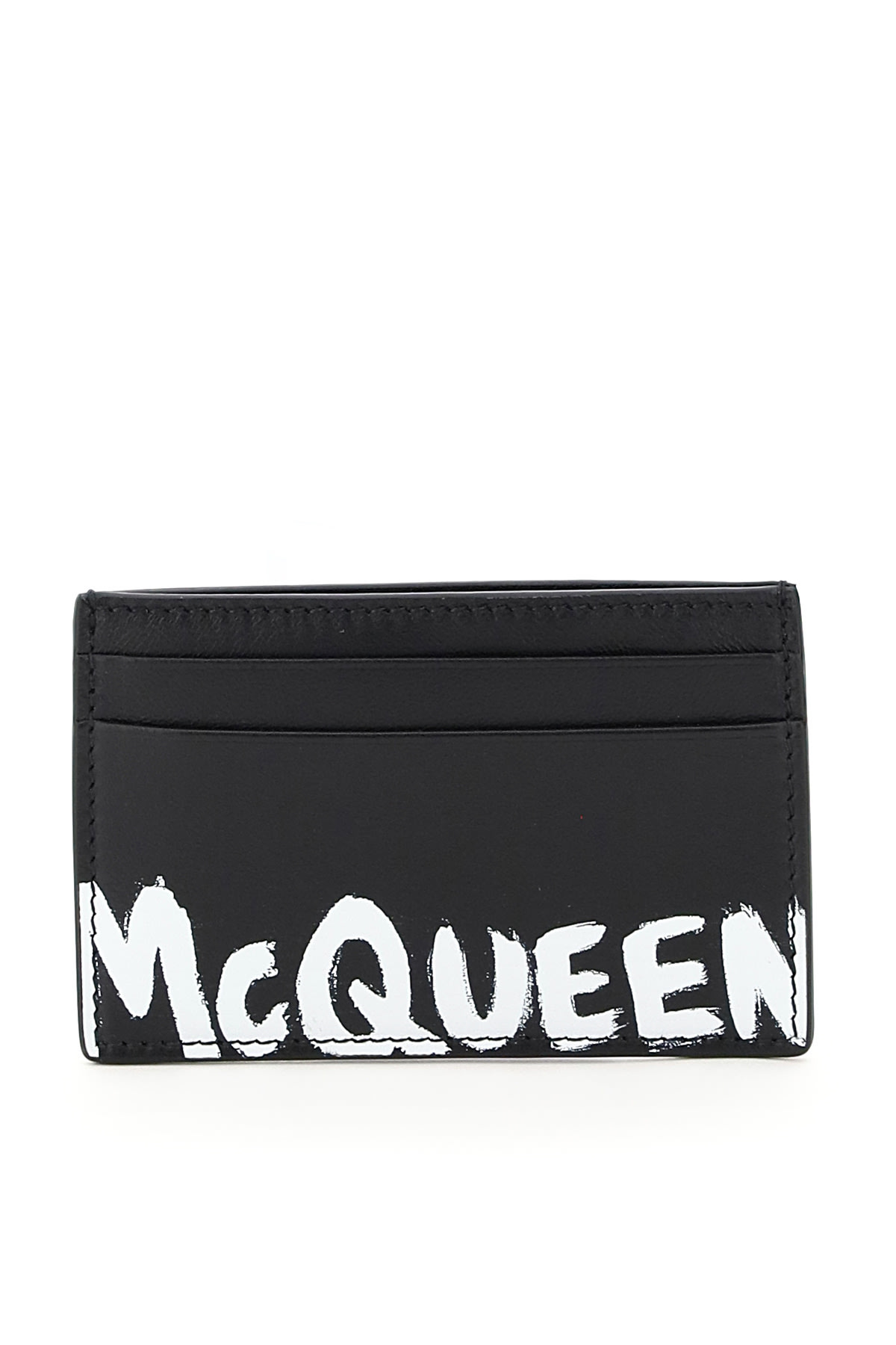 Alexander McQueen Graffiti Logo Credit Card Holder