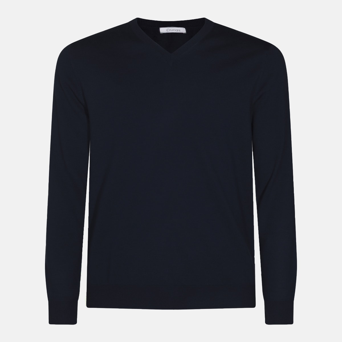 Blue Wool Knitwear