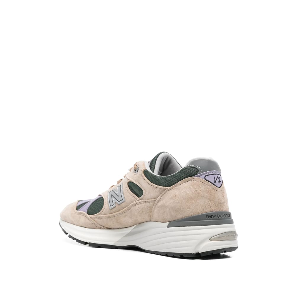 New Balance Suede Blend Sneakers Mesh Panels In Brown