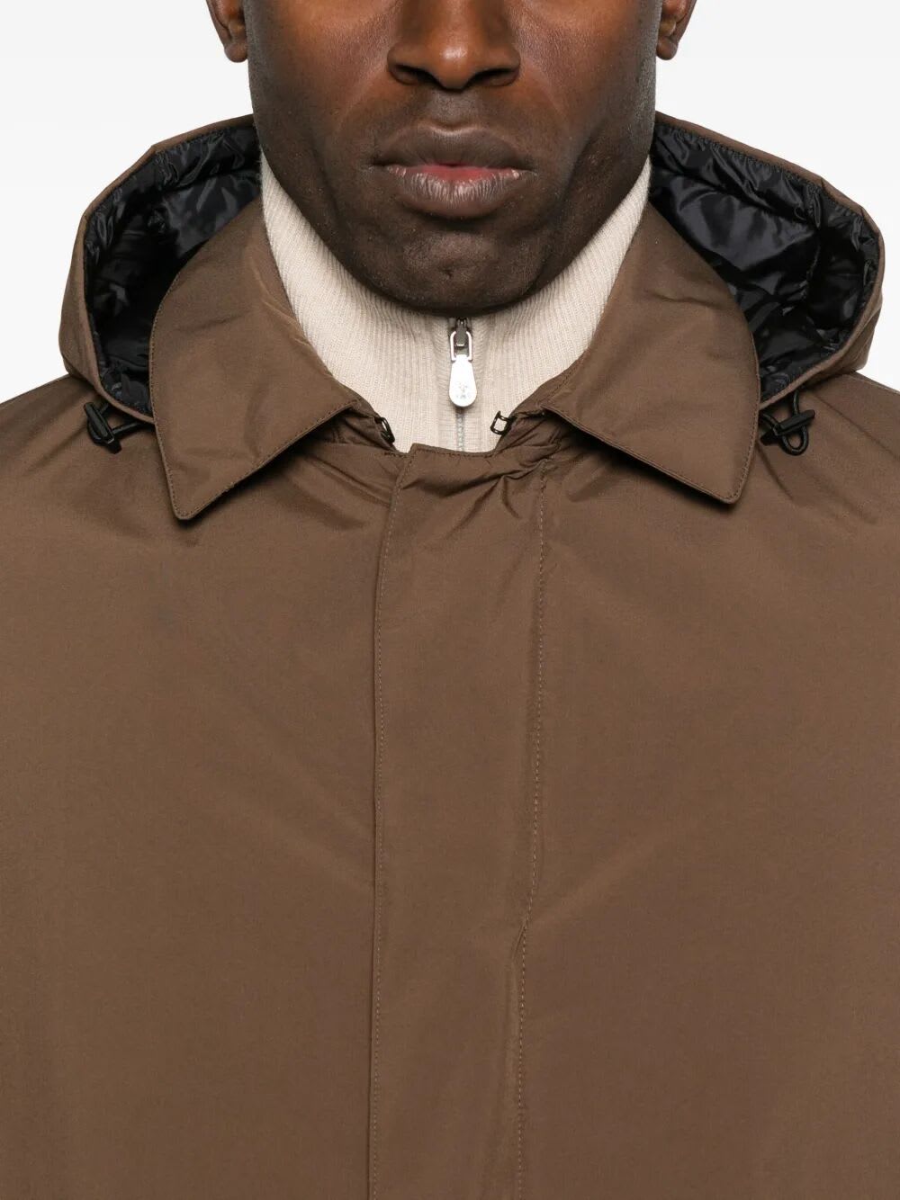 Herno Padded Jacket In Brown