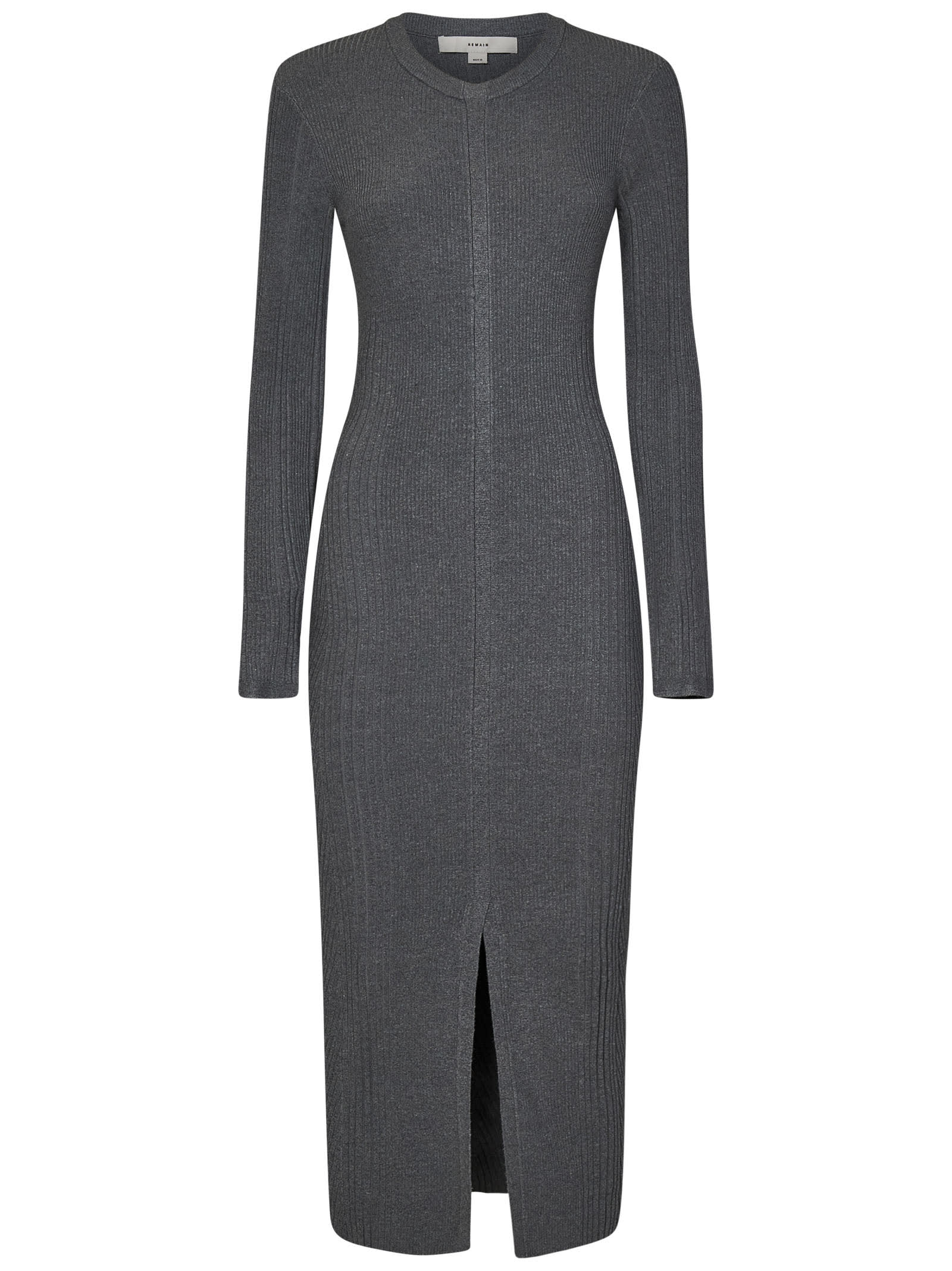 Shop Remain Birger Christensen Remain Midi Dress In Grey