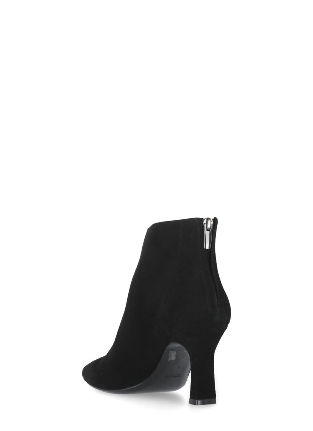 Shop Julie Dee Suede Leather Boots In Black