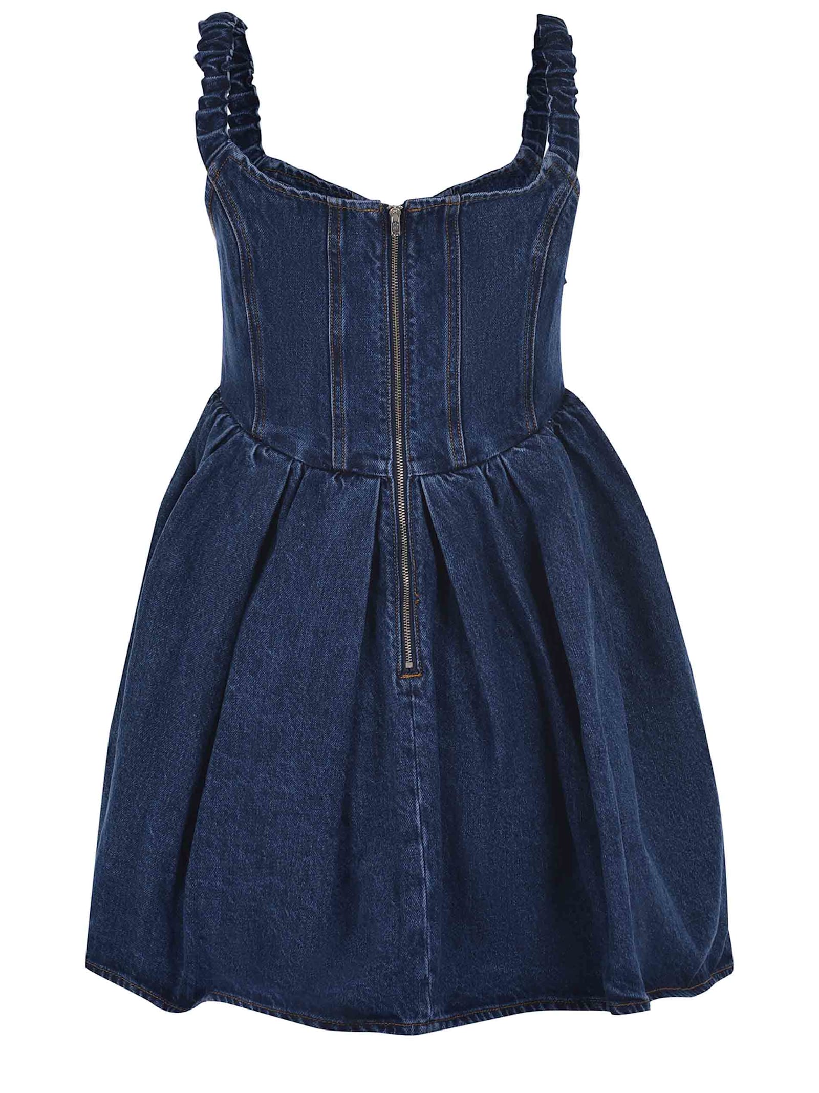 SELF-PORTRAIT DRESS SELF-PORTRAIT MADE OF DENIM