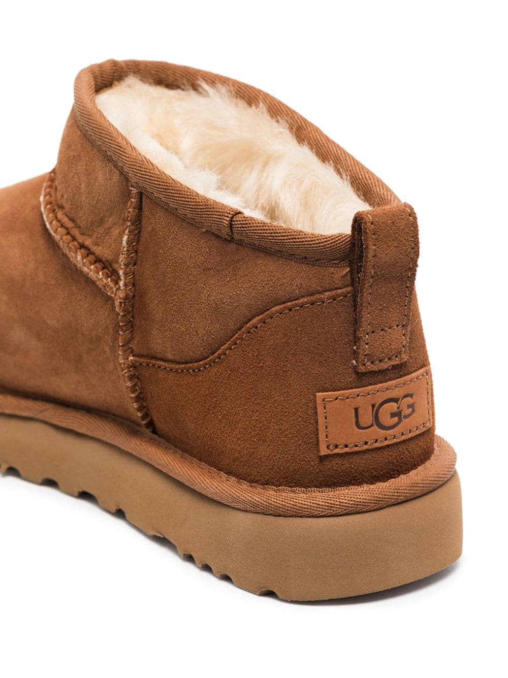 Ugg W Classic Ultra Mini Ankle Boots In Brown
