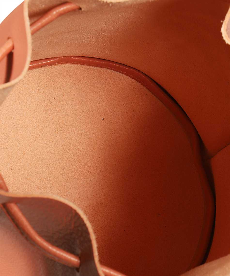 Il Bisonte Leather Bucket Bag In Pink