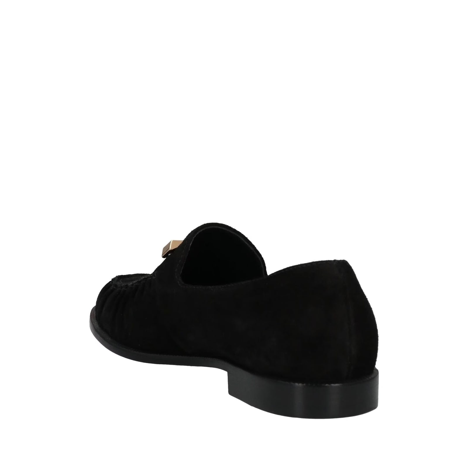 Giuseppe Zanotti Leather Loafers In Black