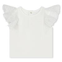 Shop Chloé White T-shirt For Baby Girl