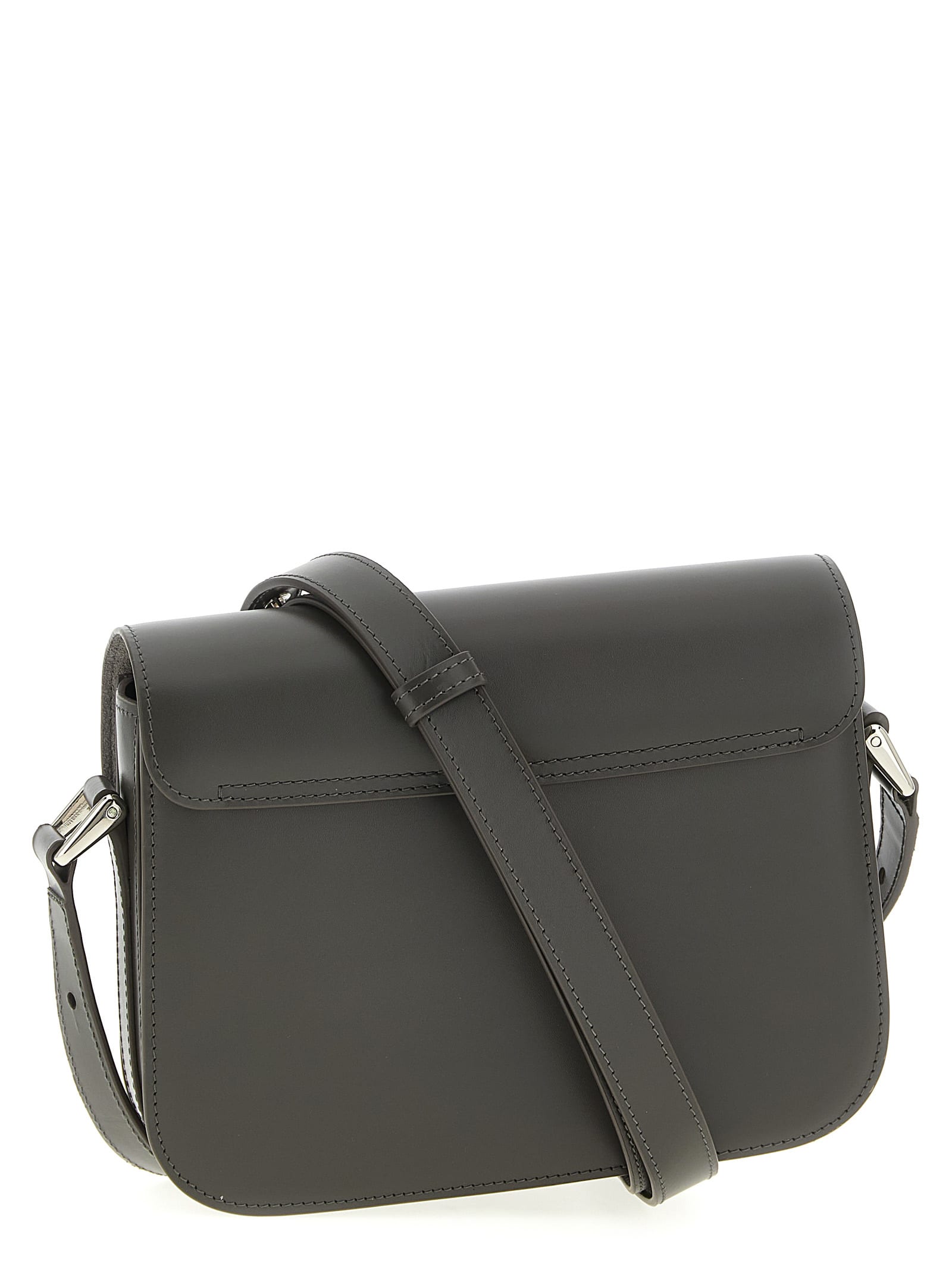 Apc Small Grace Shoulder Bag With Adjustable Strap In Gray