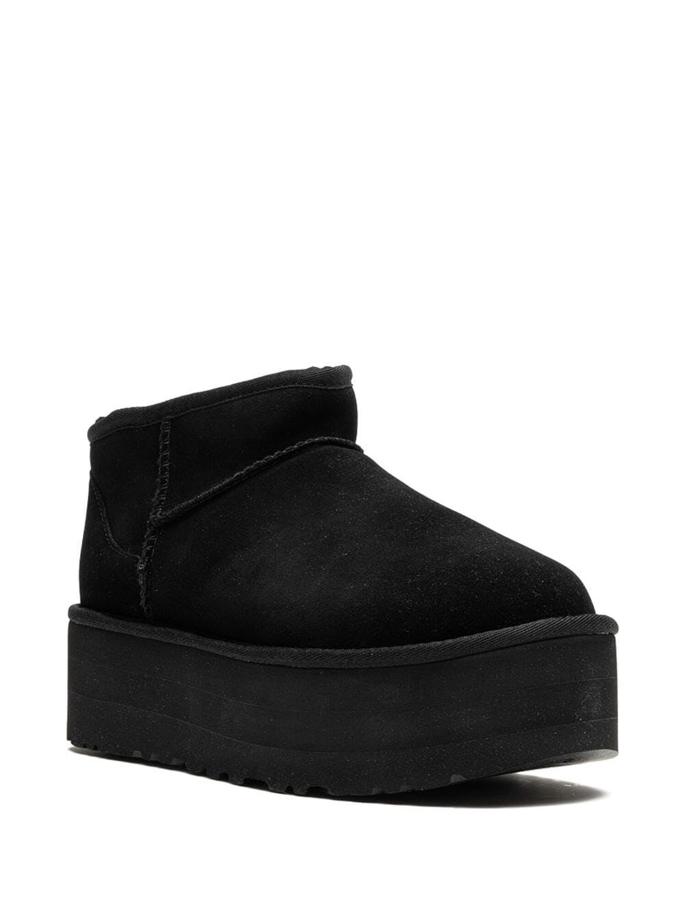 Shop Ugg Woman Classic Ultra Mini Platform Boots In Blk Black