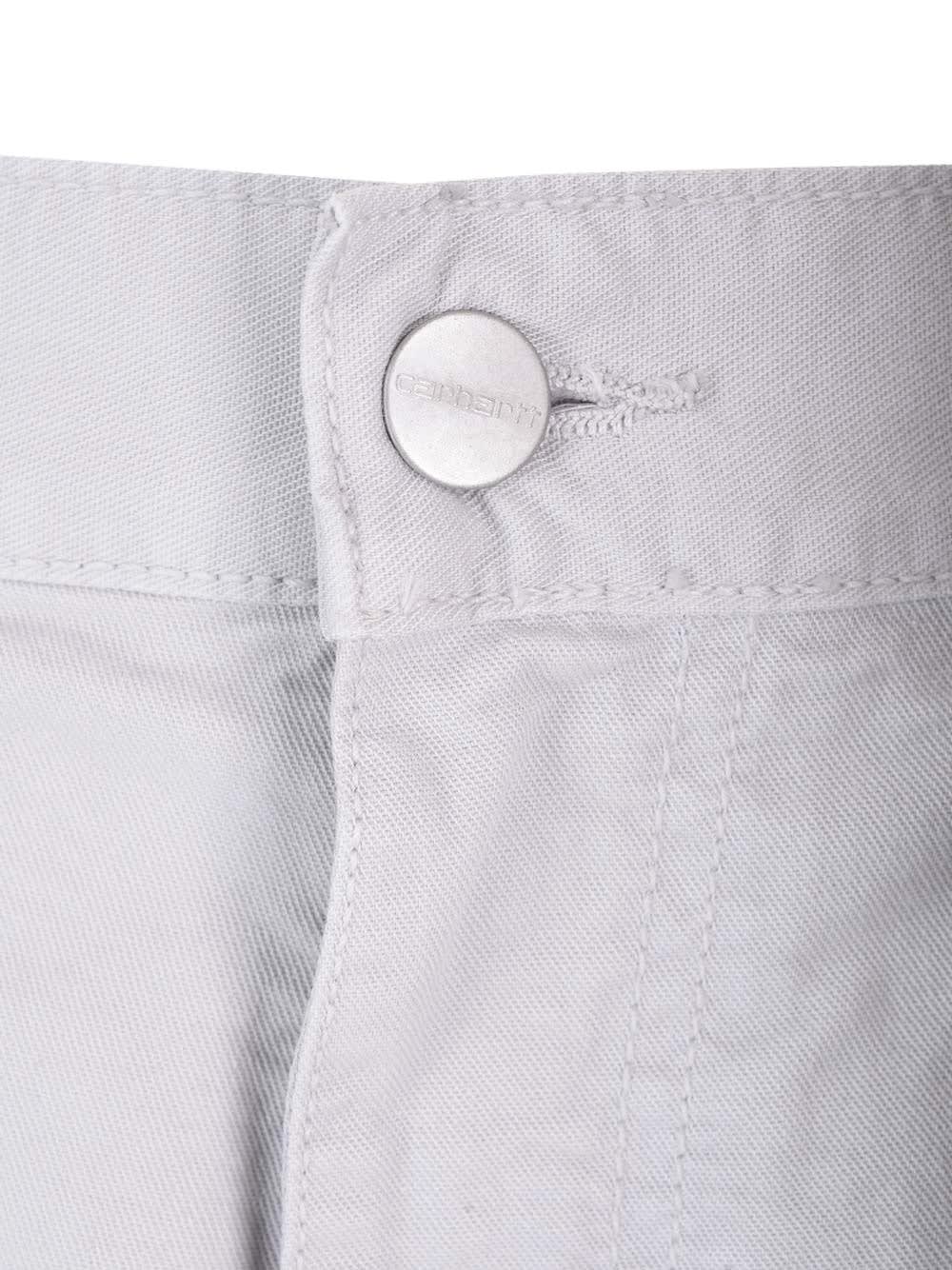 Carhartt Ice Grey Single Knee Pants In Sonic Silver