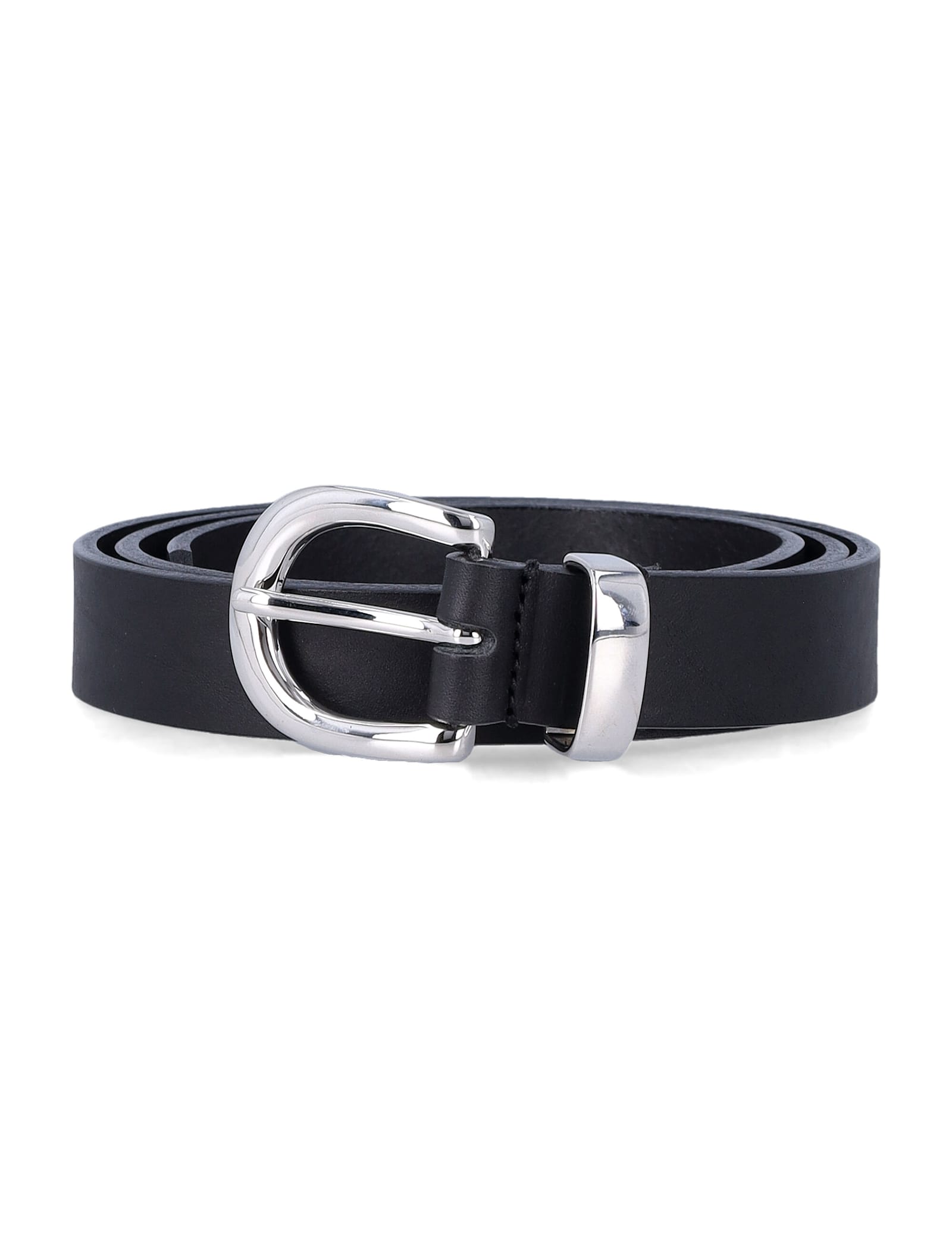 Sunflower Classic Leather Belt In Black