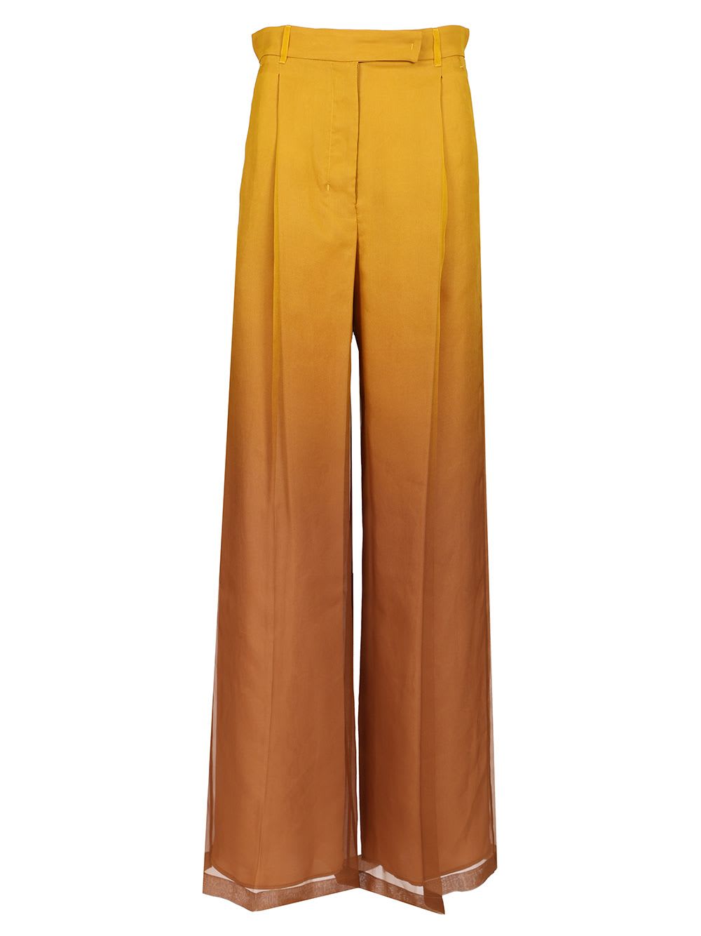 Baffo Wide Leg Pant Degrade Silk Organza - Max Mara - Modalova